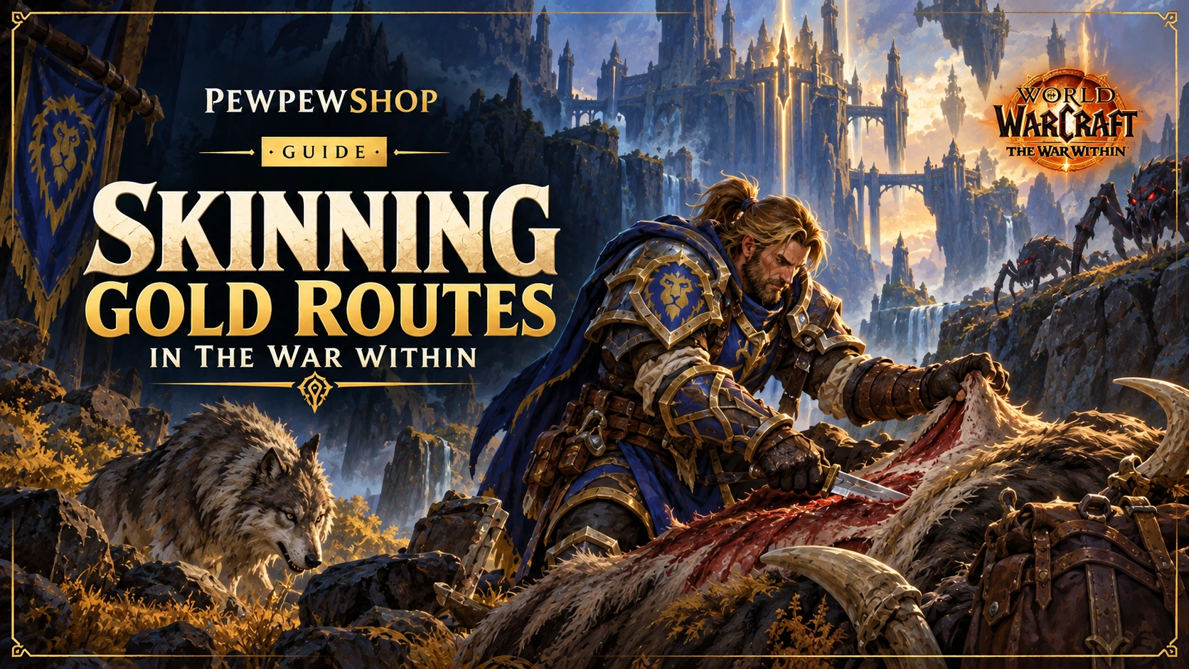 Skinning Gold Routes in The War Within: Fastest Leather Farms — PEWPEWSHOP boosting guide