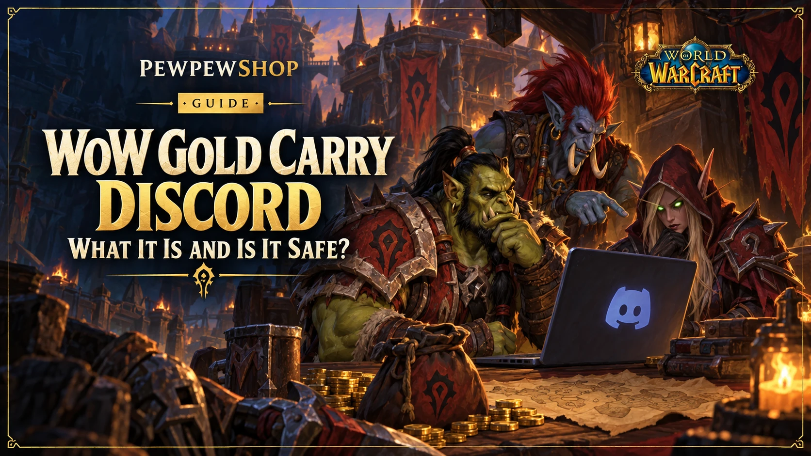 WoW Gold Carry Discord: What It Is and Is It Safe? — PEWPEWSHOP boosting guide