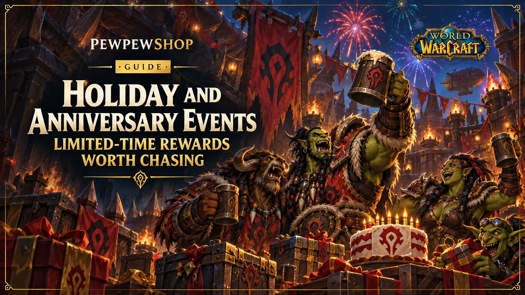 Holiday and Anniversary Events: Limited-Time Rewards Worth Chasing — PEWPEWSHOP boosting guide