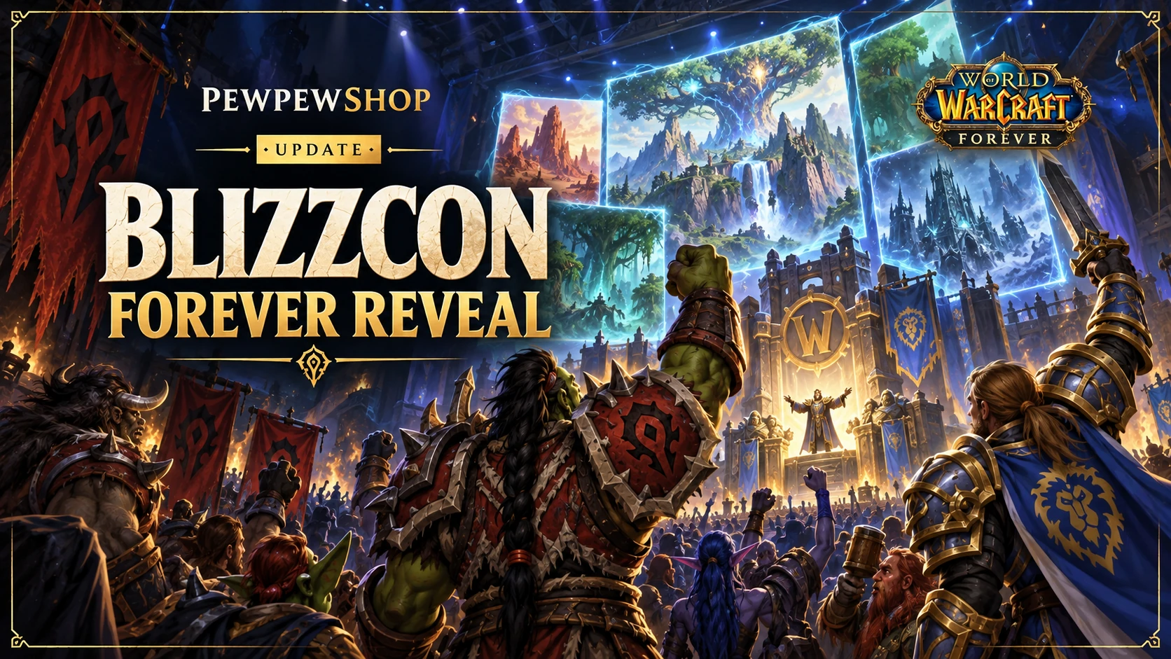 WoW Classic Plus News: What Blizzard Confirmed at BlizzCon 2026 — PEWPEWSHOP boosting guide
