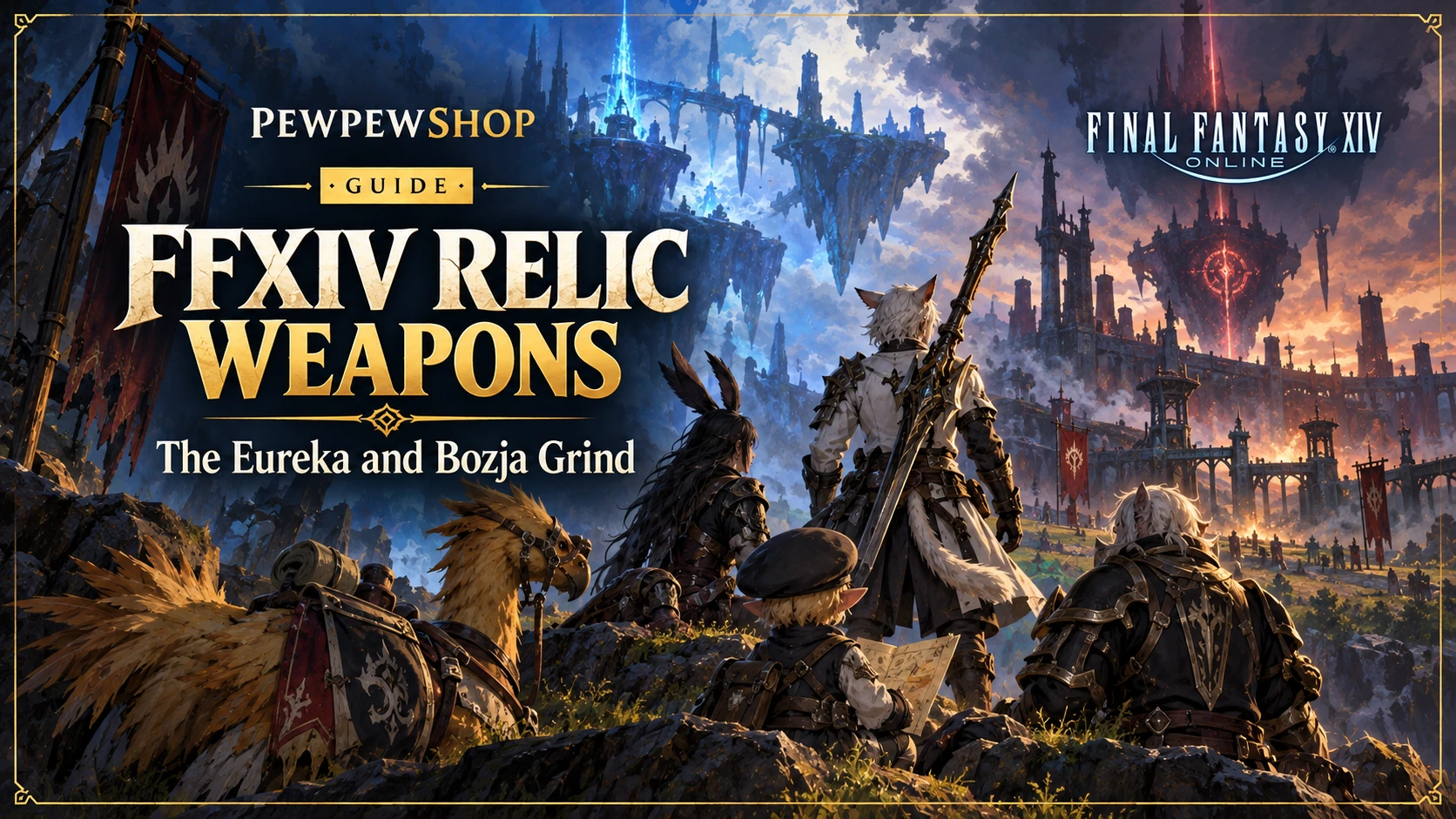 FFXIV Relic Weapons: The Eureka and Bozja Grind, and When Paying for Time Makes Sense — PEWPEWSHOP boosting guide