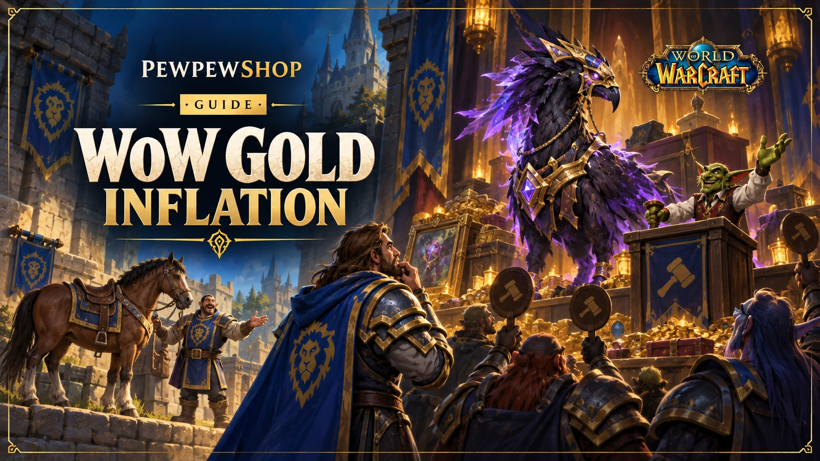 WoW Gold Inflation: From 100g Epic Mounts to Million-Gold Economies — PEWPEWSHOP boosting guide