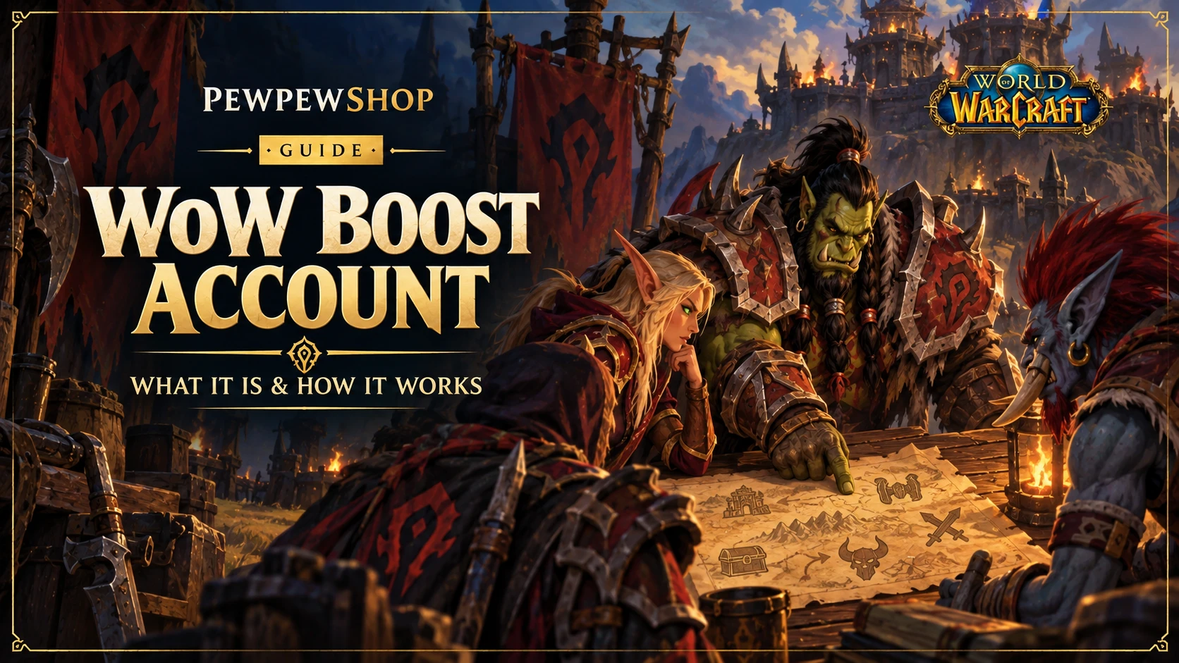 WoW Boost Account: What It Is & How It Works — PEWPEWSHOP boosting guide
