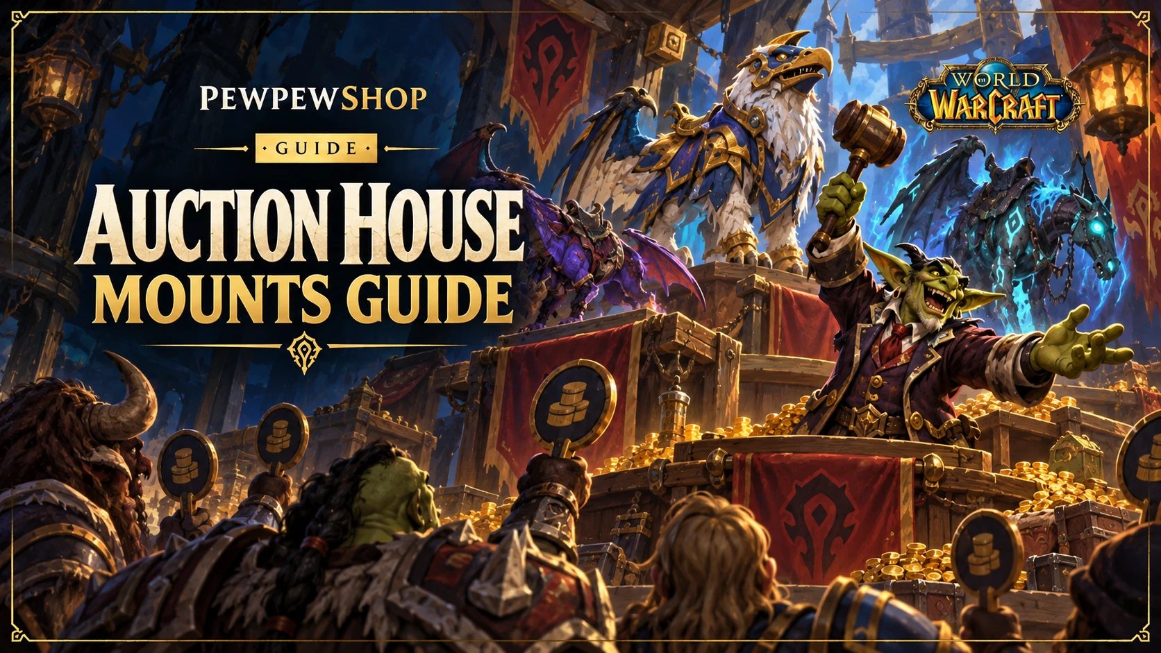 AH Mounts in WoW: What Sells on the Auction House and How to Buy — PEWPEWSHOP boosting guide
