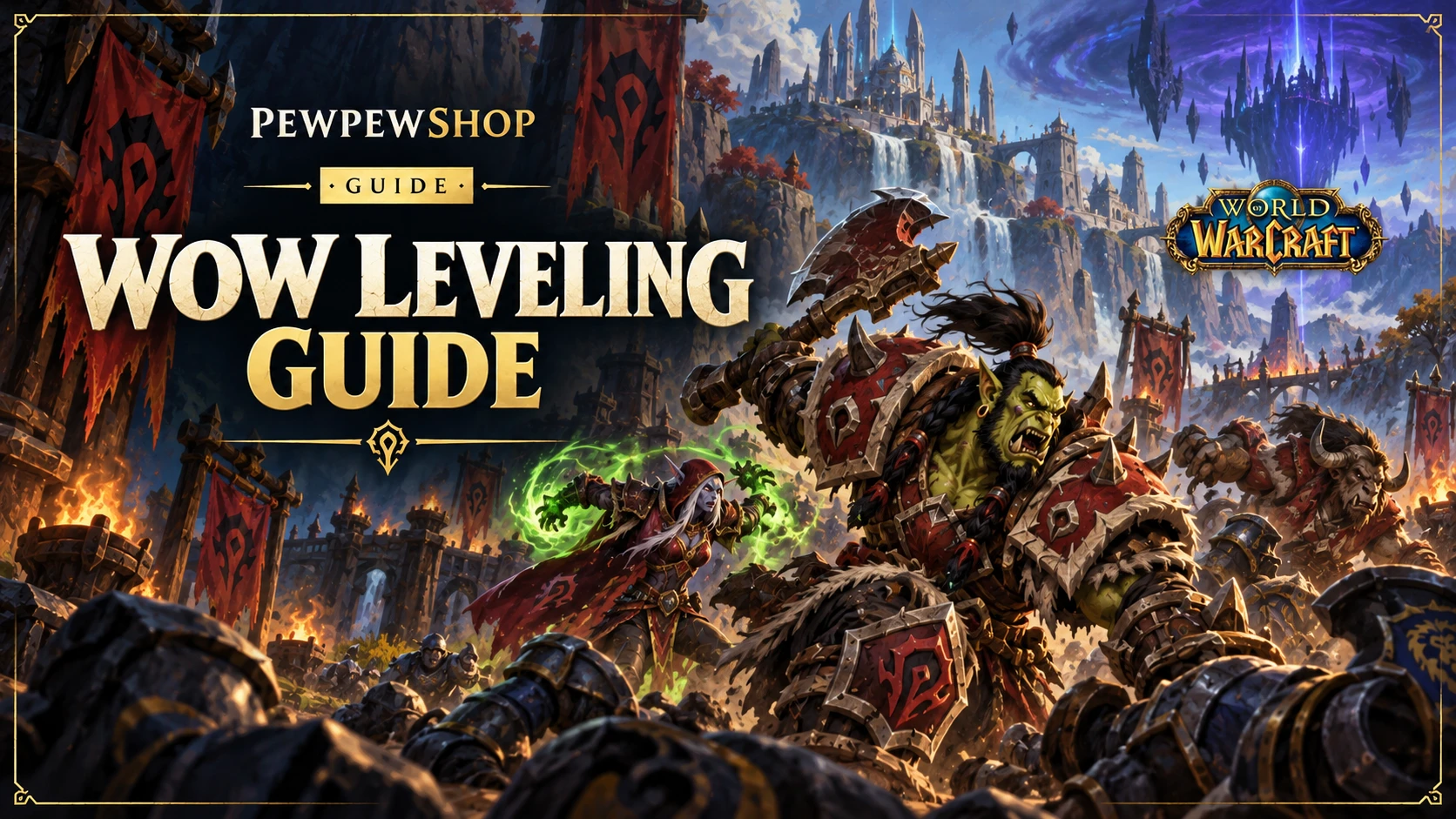 WoW Leveling Guide: Fastest Way to Hit Max Level — PEWPEWSHOP boosting guide