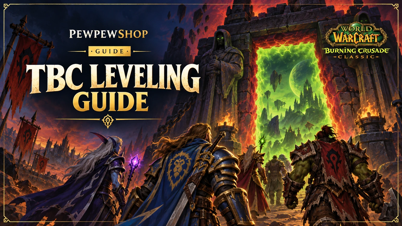 TBC Leveling Guide: Fastest 1-70 Path in WoW — PEWPEWSHOP boosting guide