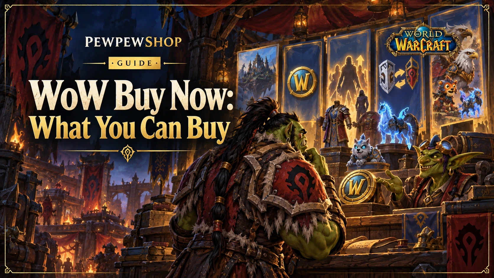 WoW Buy Now: What You Can Actually Buy in 2026 — PEWPEWSHOP boosting guide