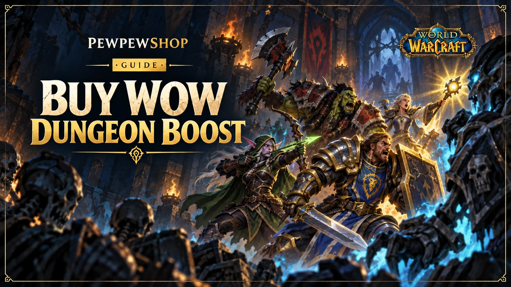 Buy WoW Dungeon Boost: Prices, Speed & How It Works — PEWPEWSHOP boosting guide