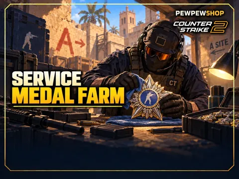 CS2 Service Medal Farm — boost
