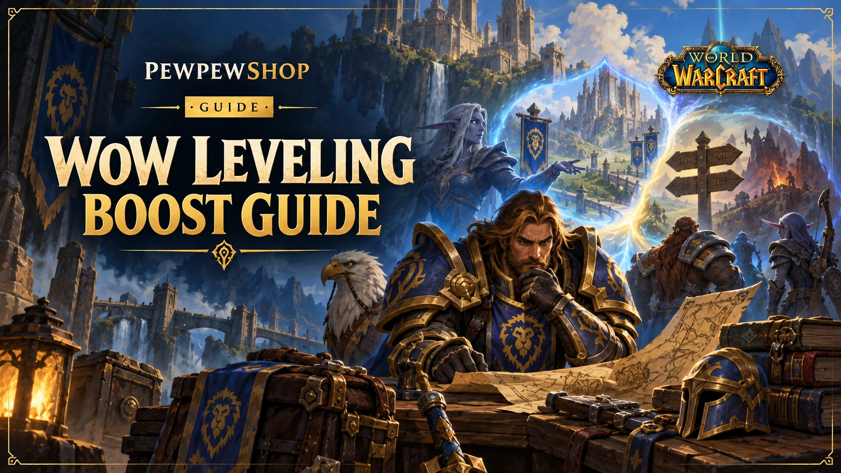 What a WoW Leveling Boost Actually Includes: Threads of Fate, Heirlooms, and Timing — PEWPEWSHOP boosting guide