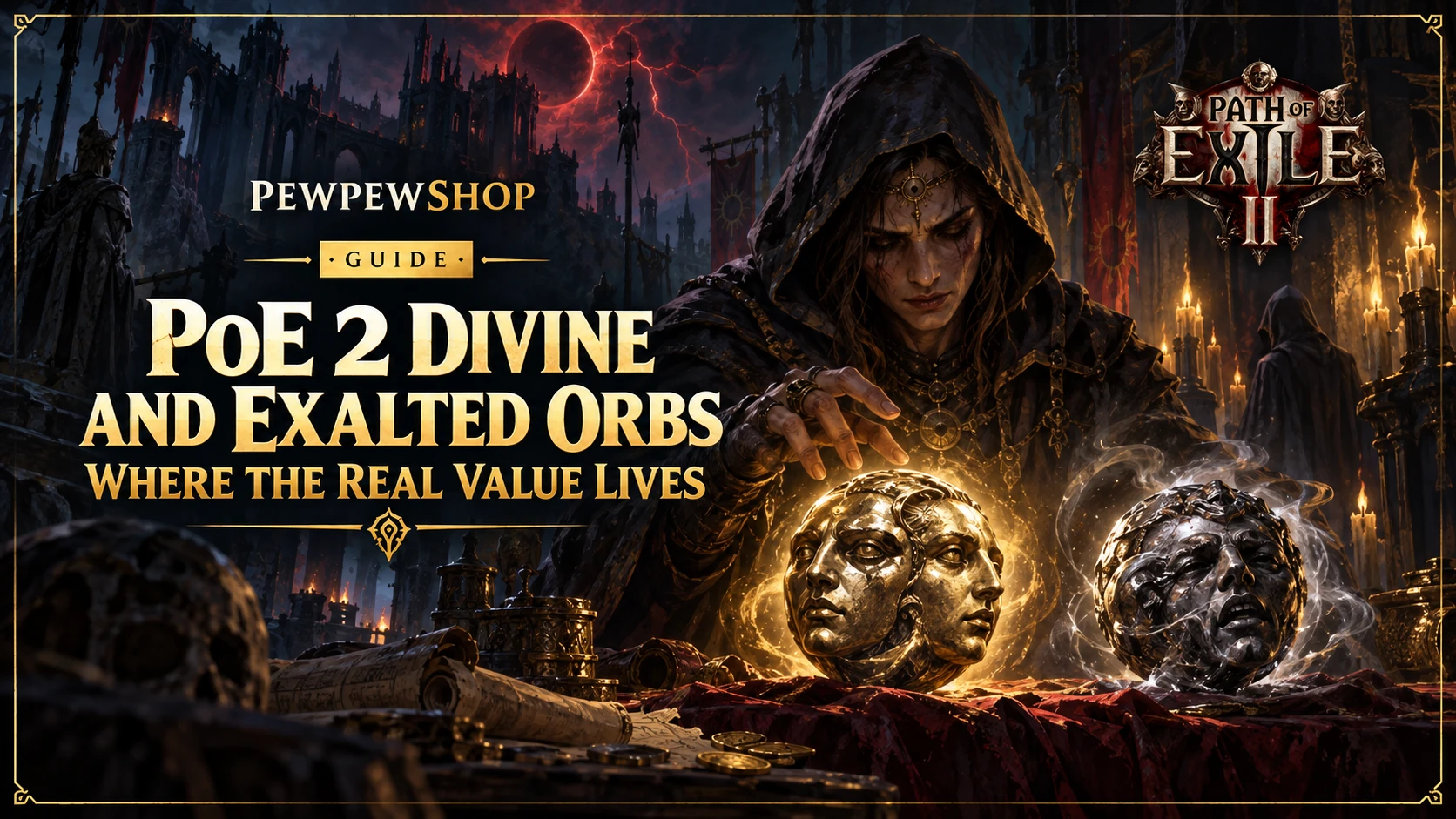 PoE 2 Divine and Exalted Orbs: Where the Real Value Lives — PEWPEWSHOP boosting guide