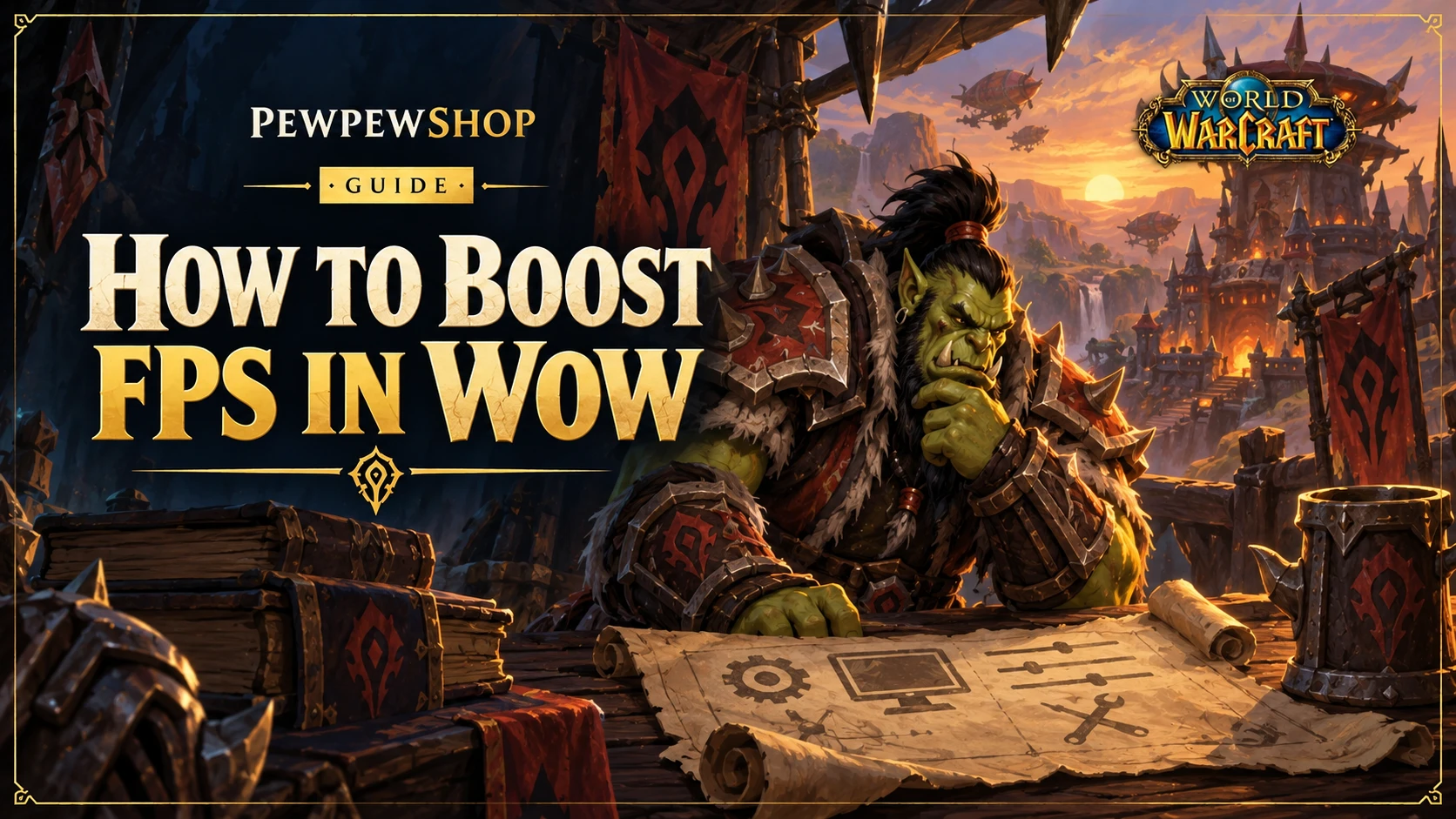 How to Boost FPS in WoW: The Settings That Actually Work — PEWPEWSHOP boosting guide