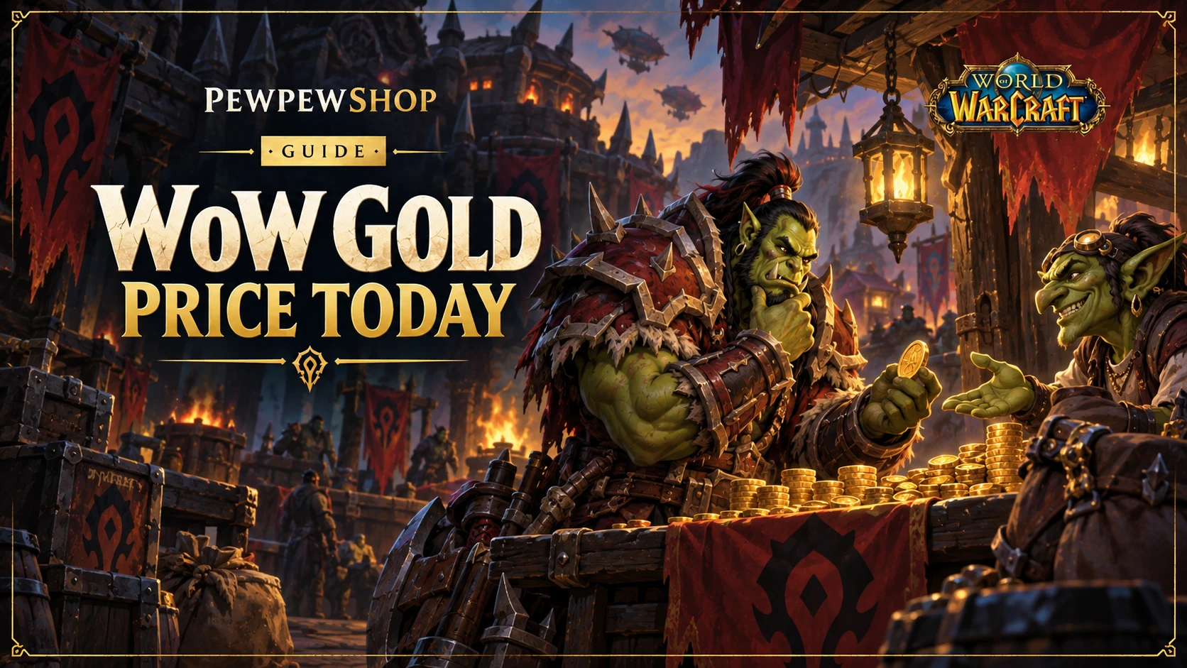 WoW Gold Price Today: What It Actually Costs Right Now — PEWPEWSHOP boosting guide