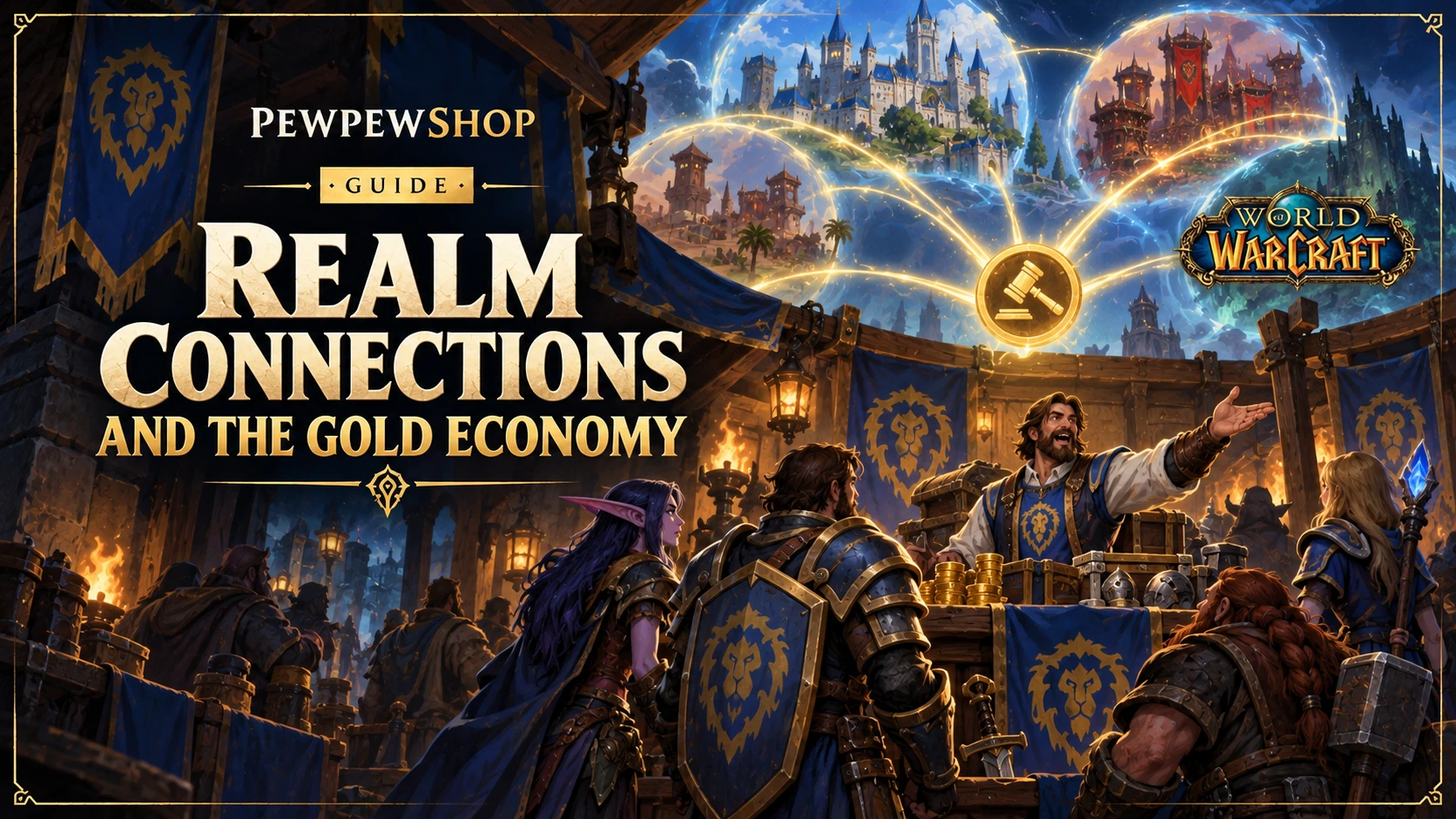 WoW Realm Connections and the Gold Economy: How Merged Auction Houses Change Your Server Choice — PEWPEWSHOP boosting guide