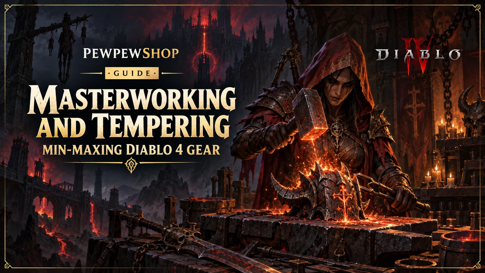 Masterworking and Tempering: Min-Maxing Diablo 4 Gear — PEWPEWSHOP boosting guide