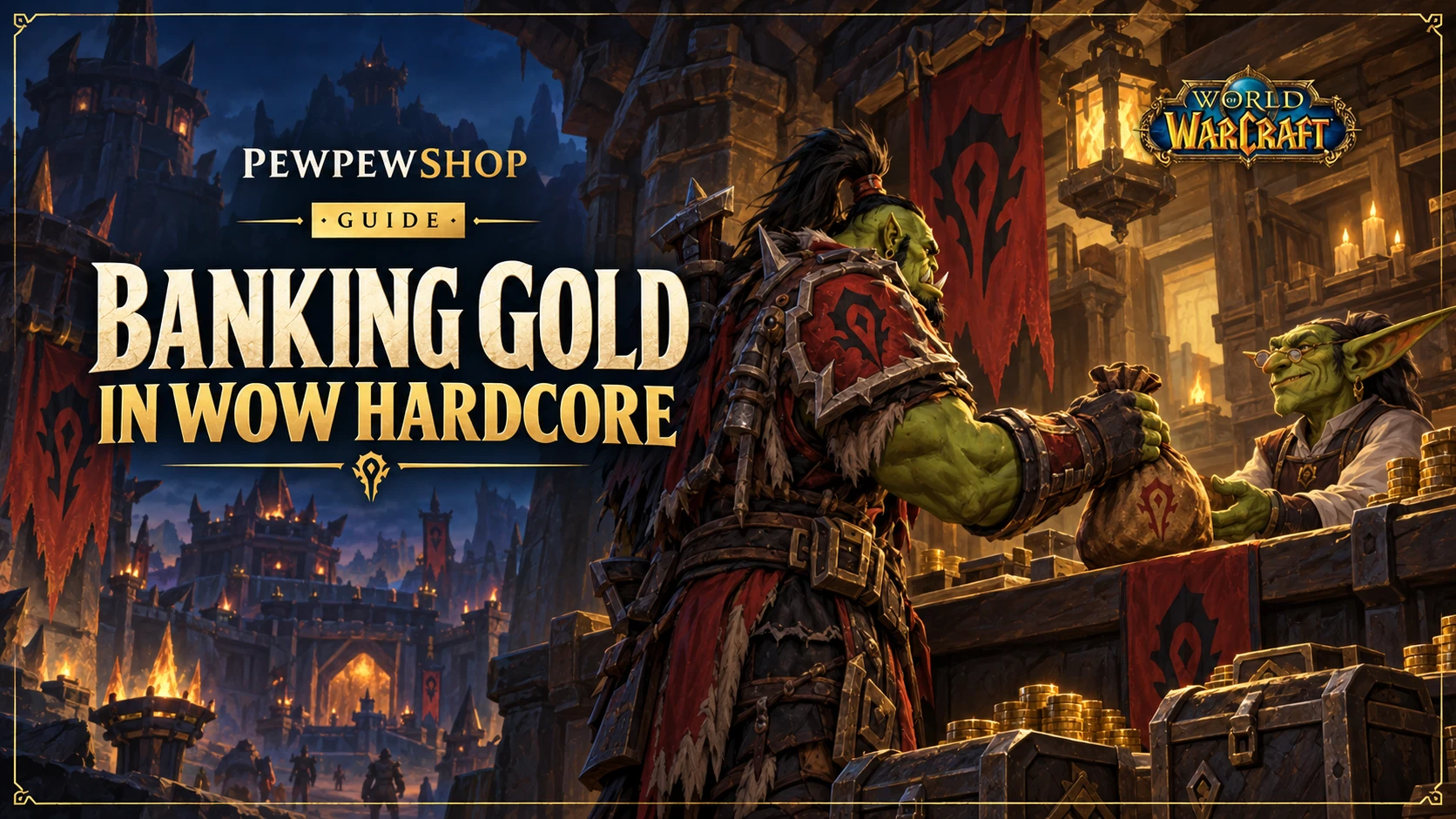 Banking Gold in WoW Hardcore: Protecting Your Bankroll From Death — PEWPEWSHOP boosting guide