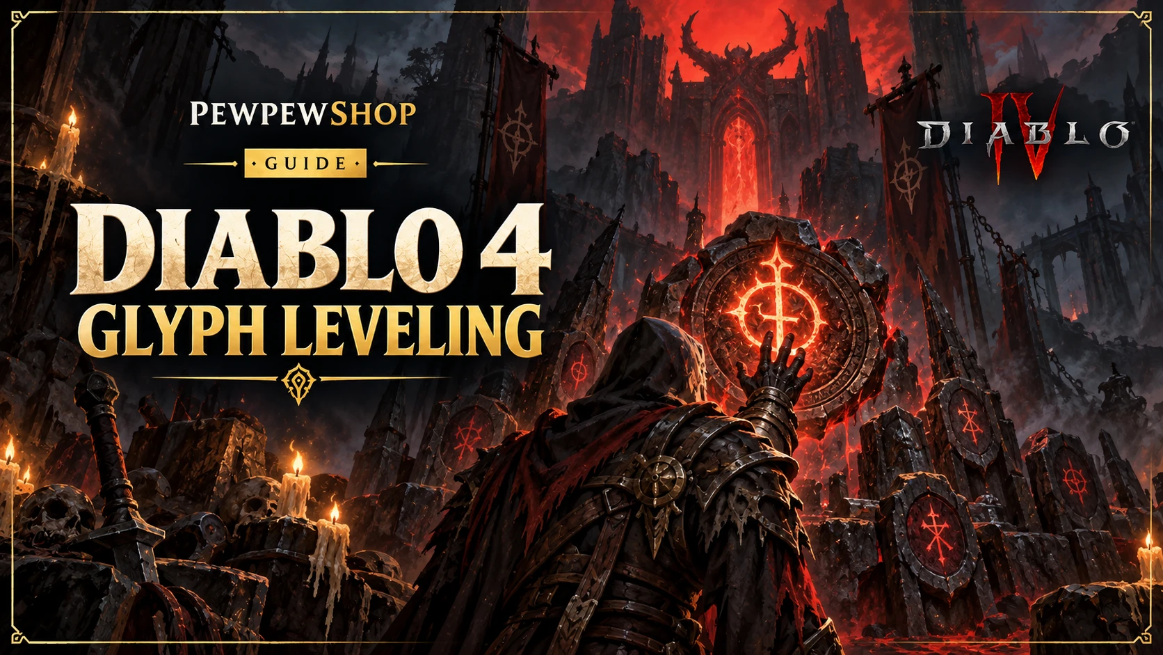 Diablo 4 Glyph Leveling: Hitting Glyph 100 Without Wasting Runs — PEWPEWSHOP boosting guide