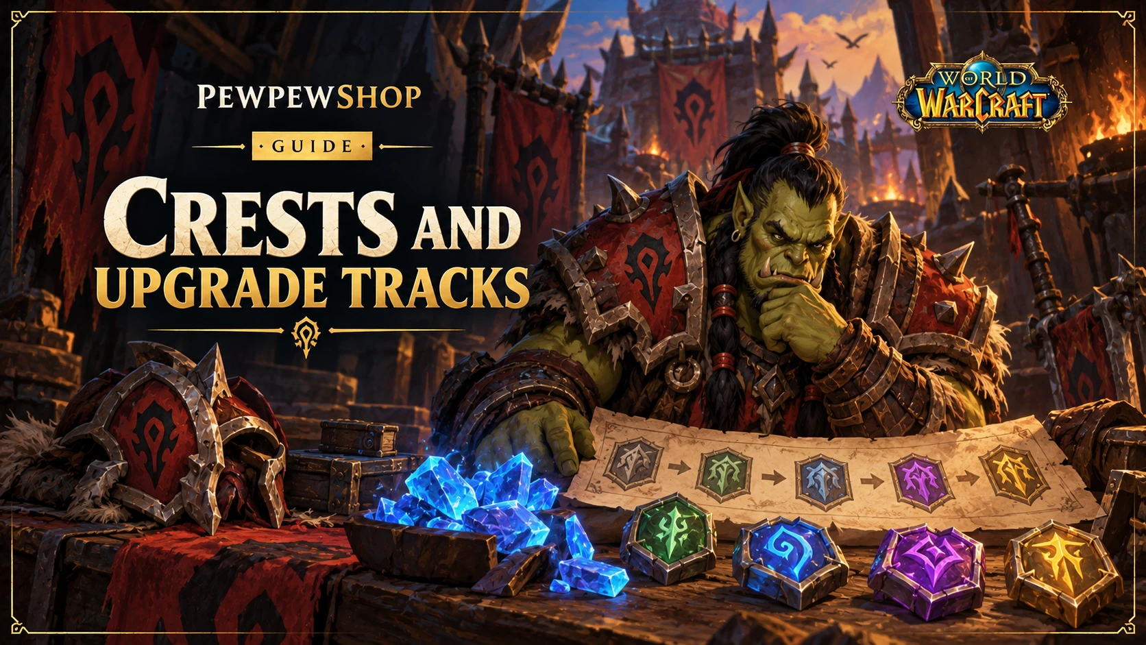 Crests and Upgrade Tracks: Decoding the Modern Gearing System — PEWPEWSHOP boosting guide