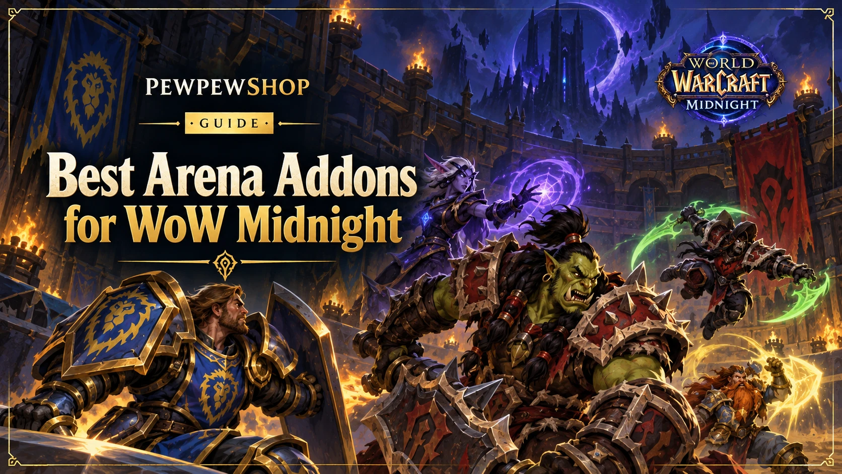 Best Arena Addons for WoW Midnight: The Short List — PEWPEWSHOP boosting guide