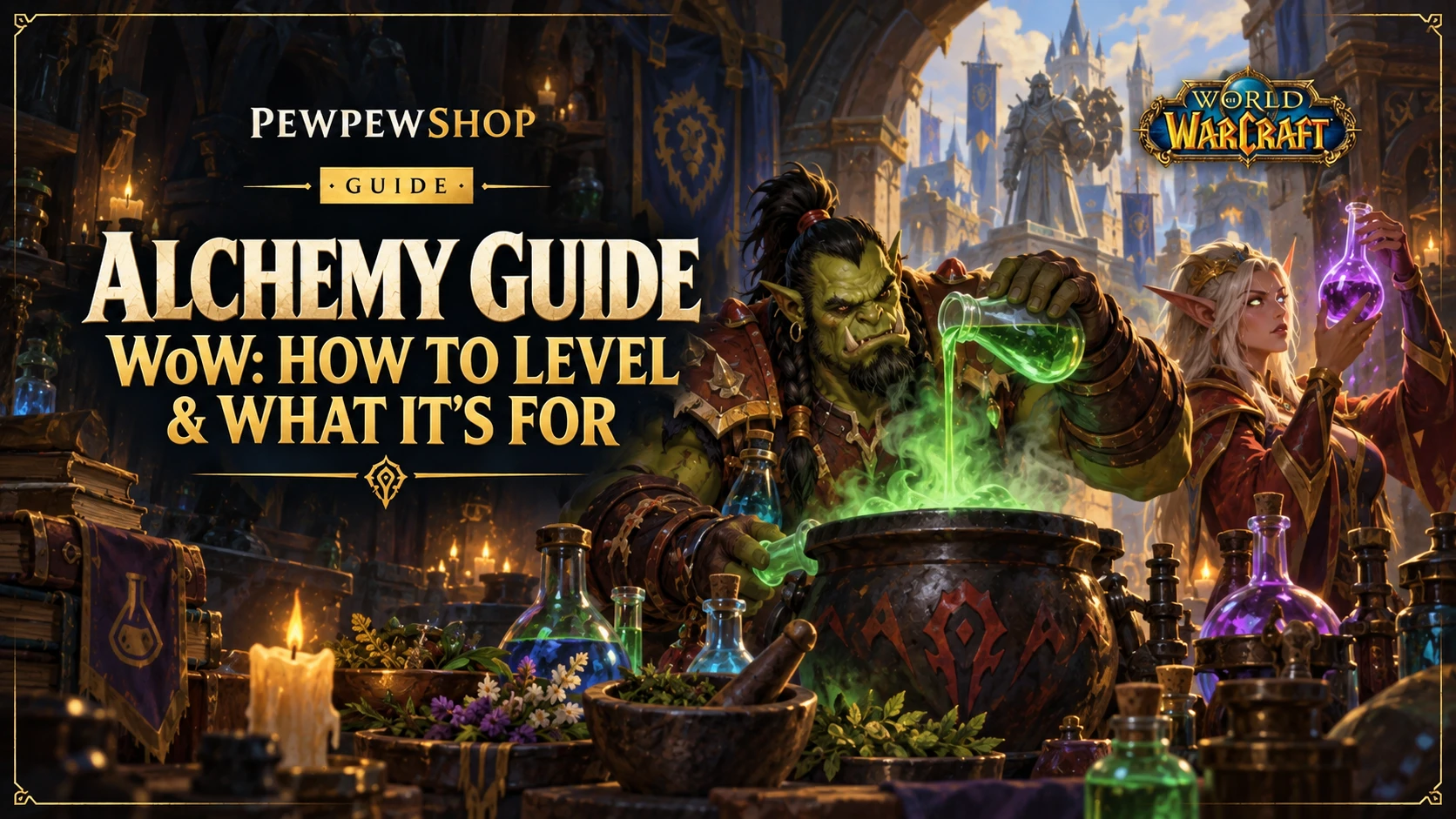 Alchemy Guide WoW: How to Level & What It's For — PEWPEWSHOP boosting guide