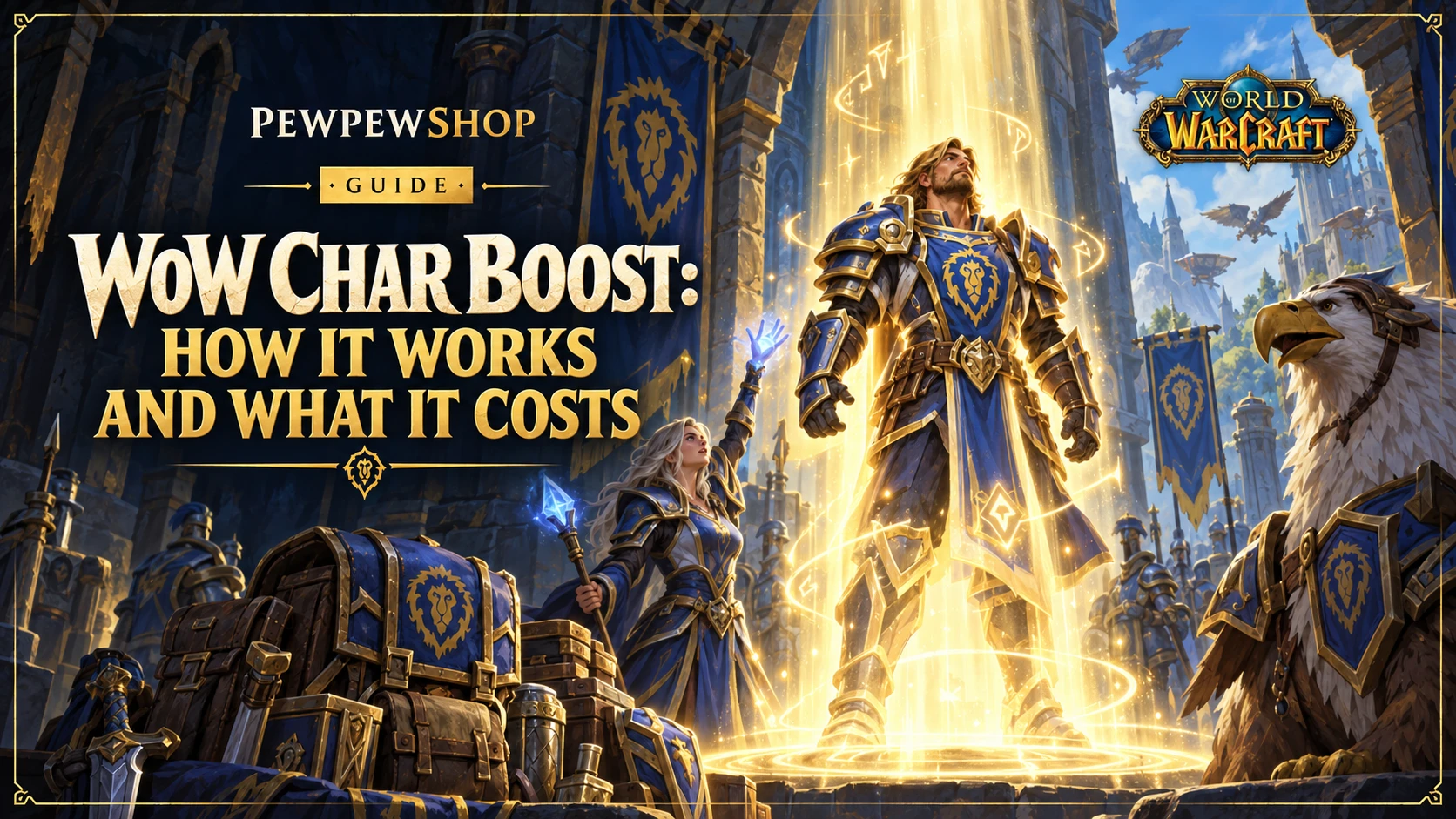 WoW Char Boost: How It Works and What It Costs — PEWPEWSHOP boosting guide