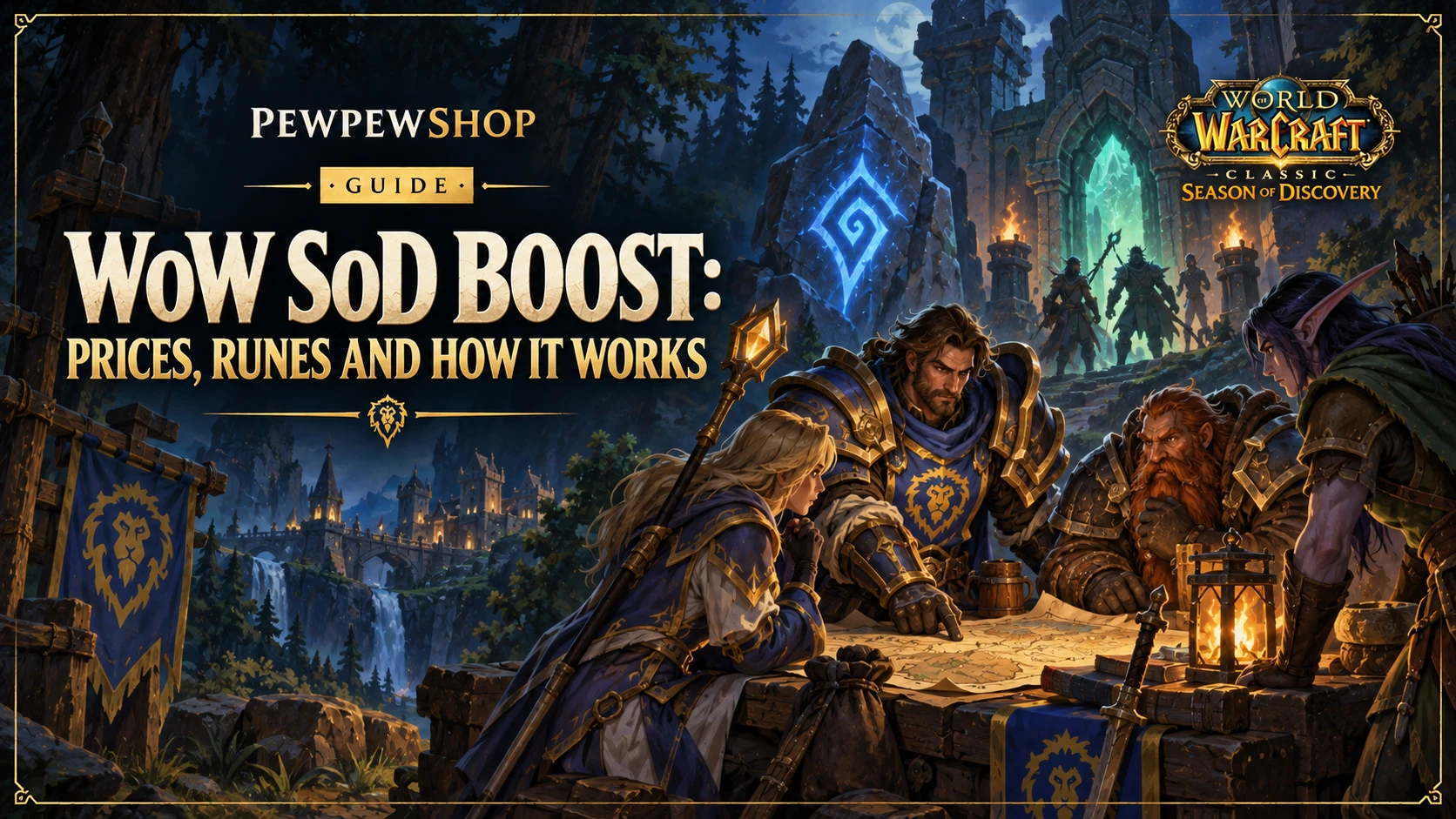 WoW SoD Boost: 2026 Prices, Runes and How It Works — PEWPEWSHOP boosting guide