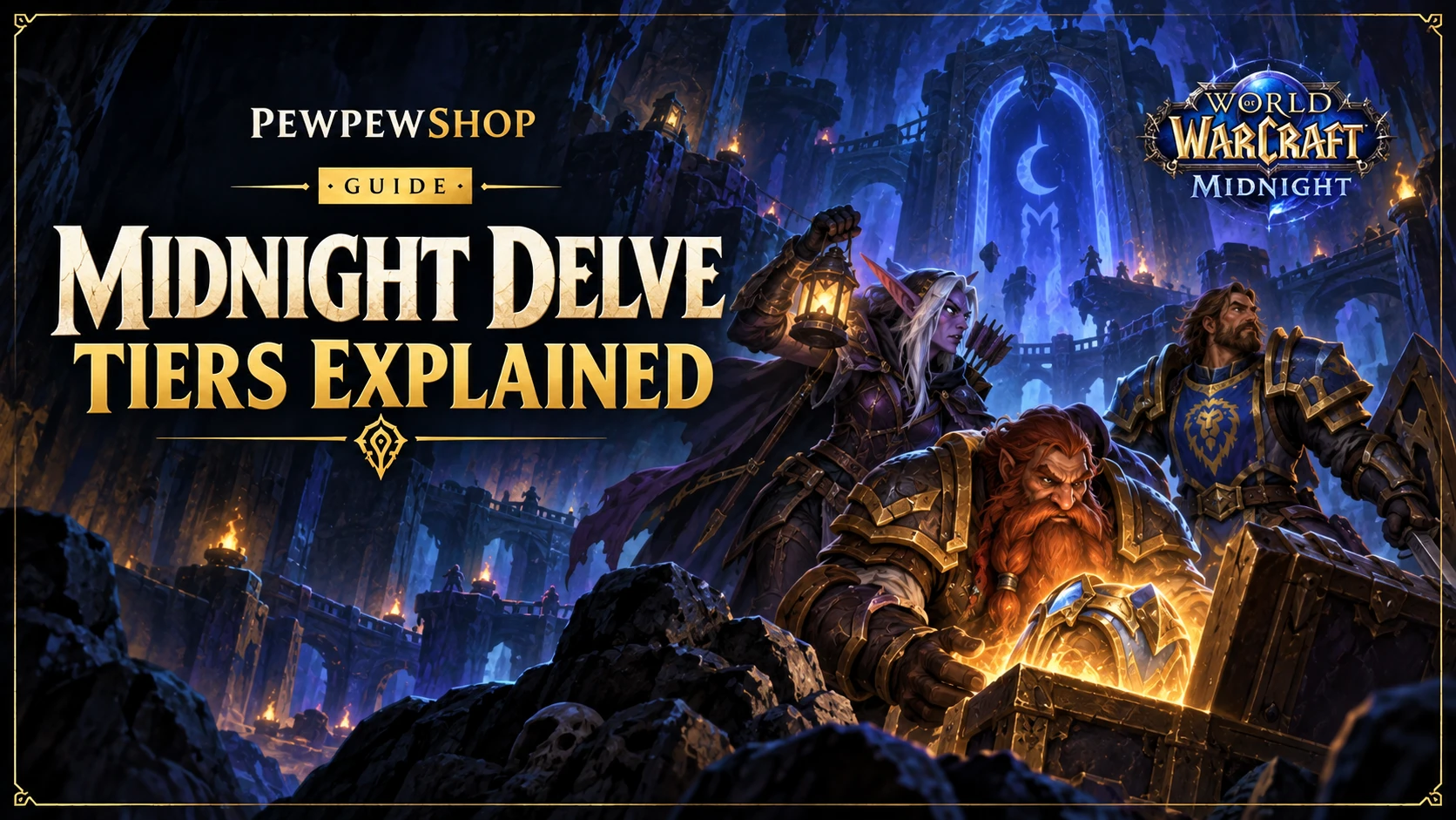 WoW Midnight Delve Tiers Explained: Are Delve Boosts Worth It? — PEWPEWSHOP boosting guide
