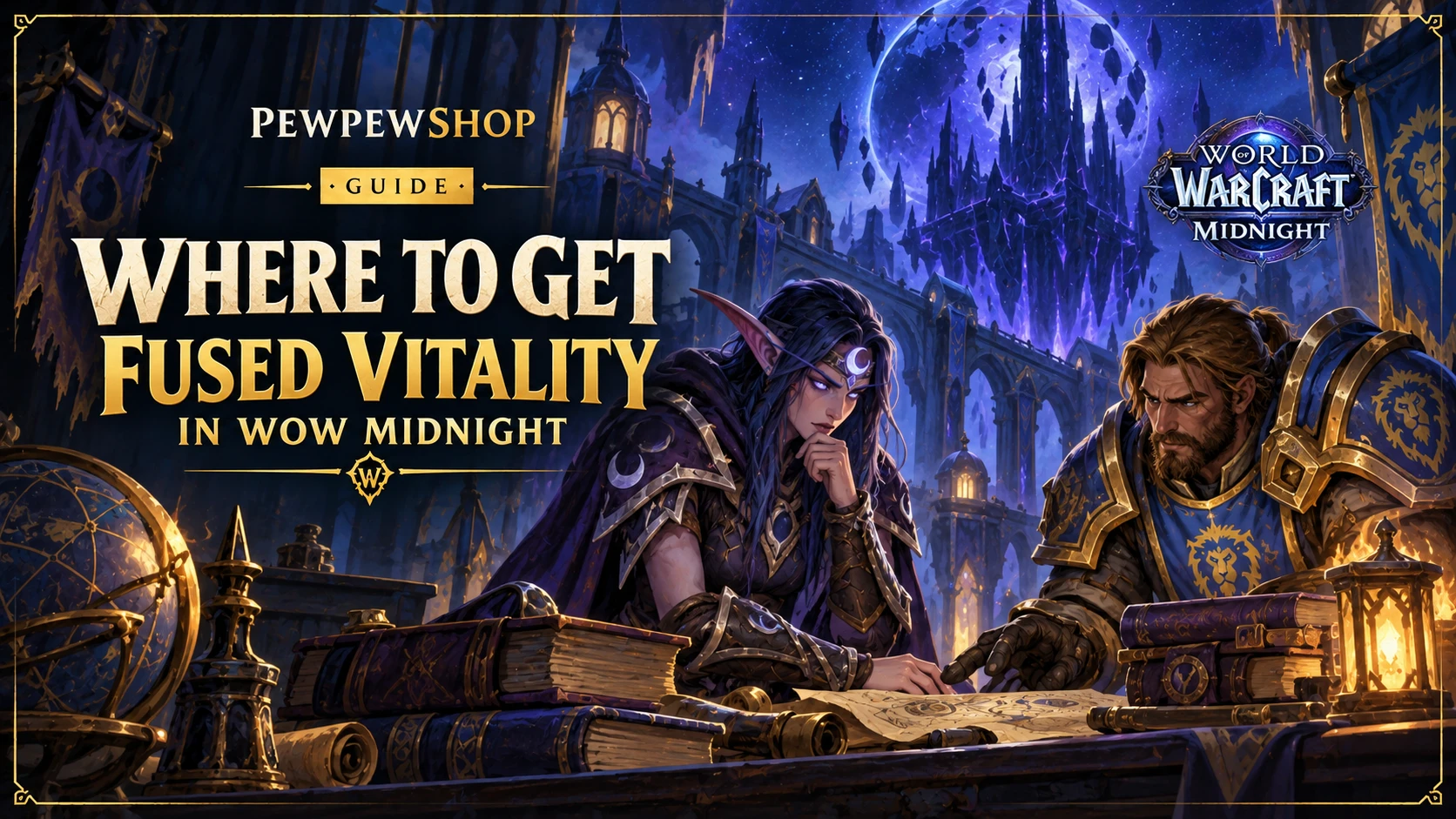 Where to Get Fused Vitality in WoW Midnight — PEWPEWSHOP boosting guide