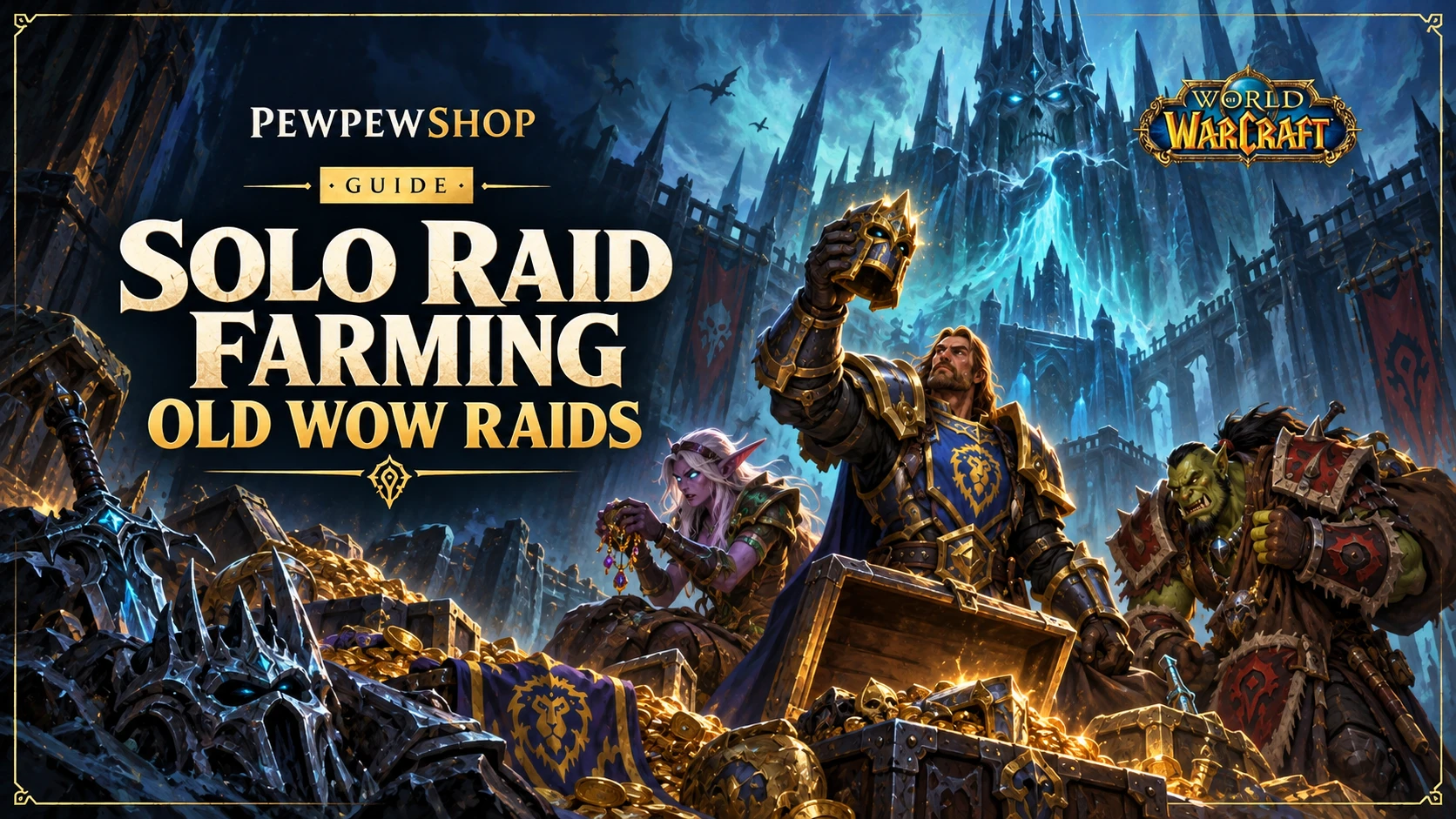 Solo Farming Old WoW Raids for Gold and Mounts: Best Routes — PEWPEWSHOP boosting guide