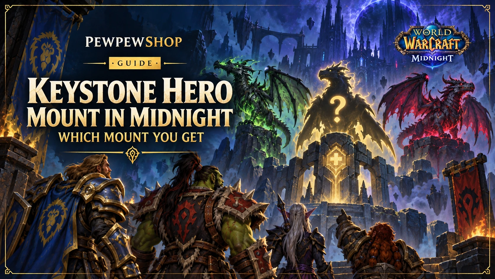 Keystone Hero Mount in Midnight: Which Mount You Get — PEWPEWSHOP boosting guide