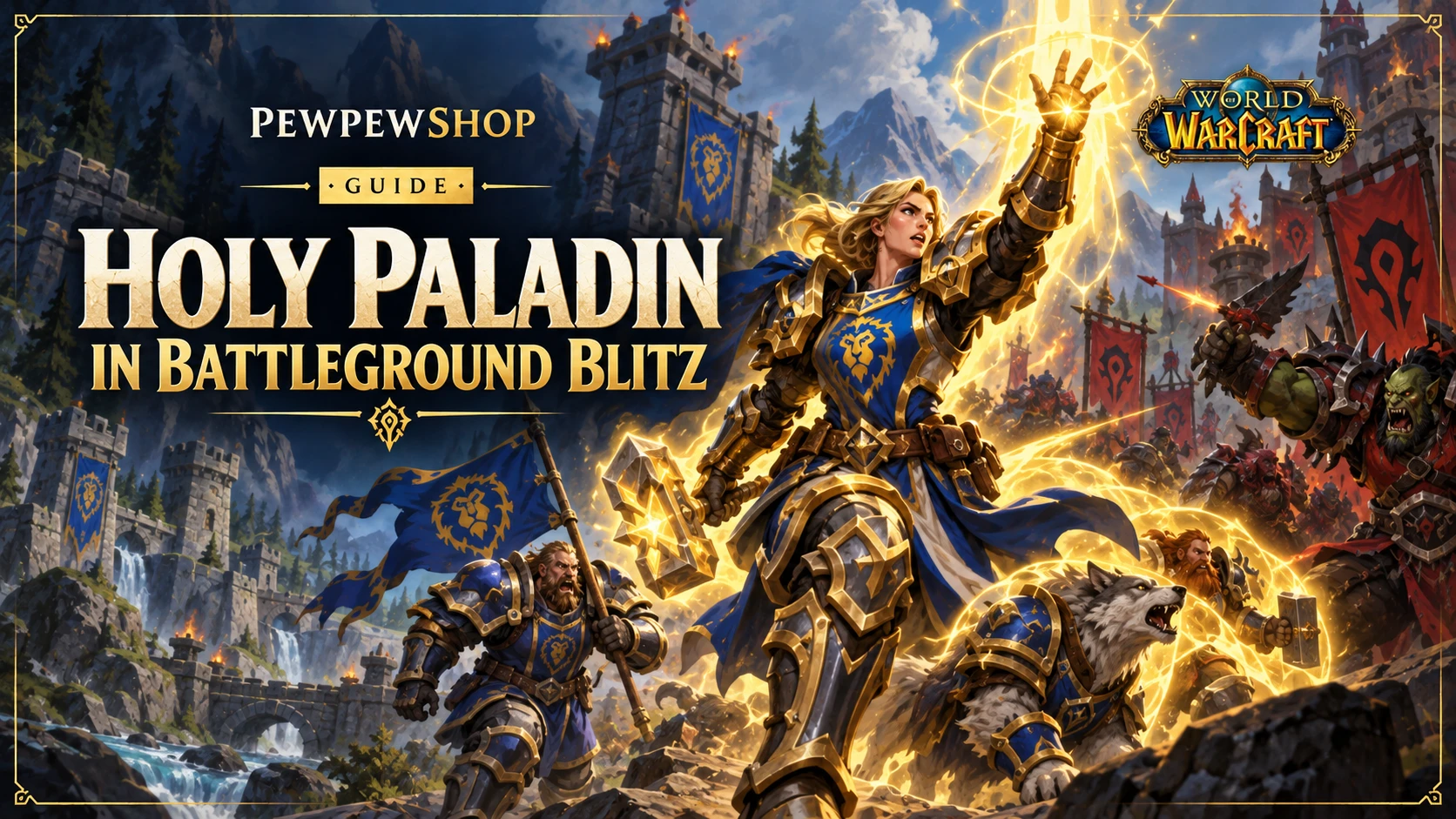 Holy Paladin in Battleground Blitz: Is It Good and How to Play It? — PEWPEWSHOP boosting guide