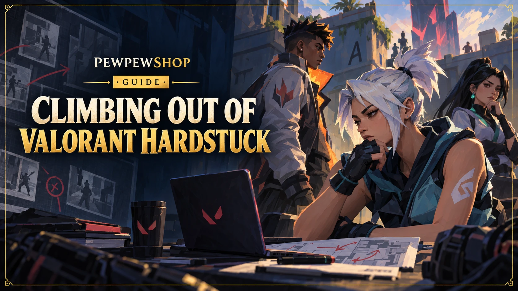 Climbing Out of Valorant Hardstuck: Habits That Move the Needle — PEWPEWSHOP boosting guide