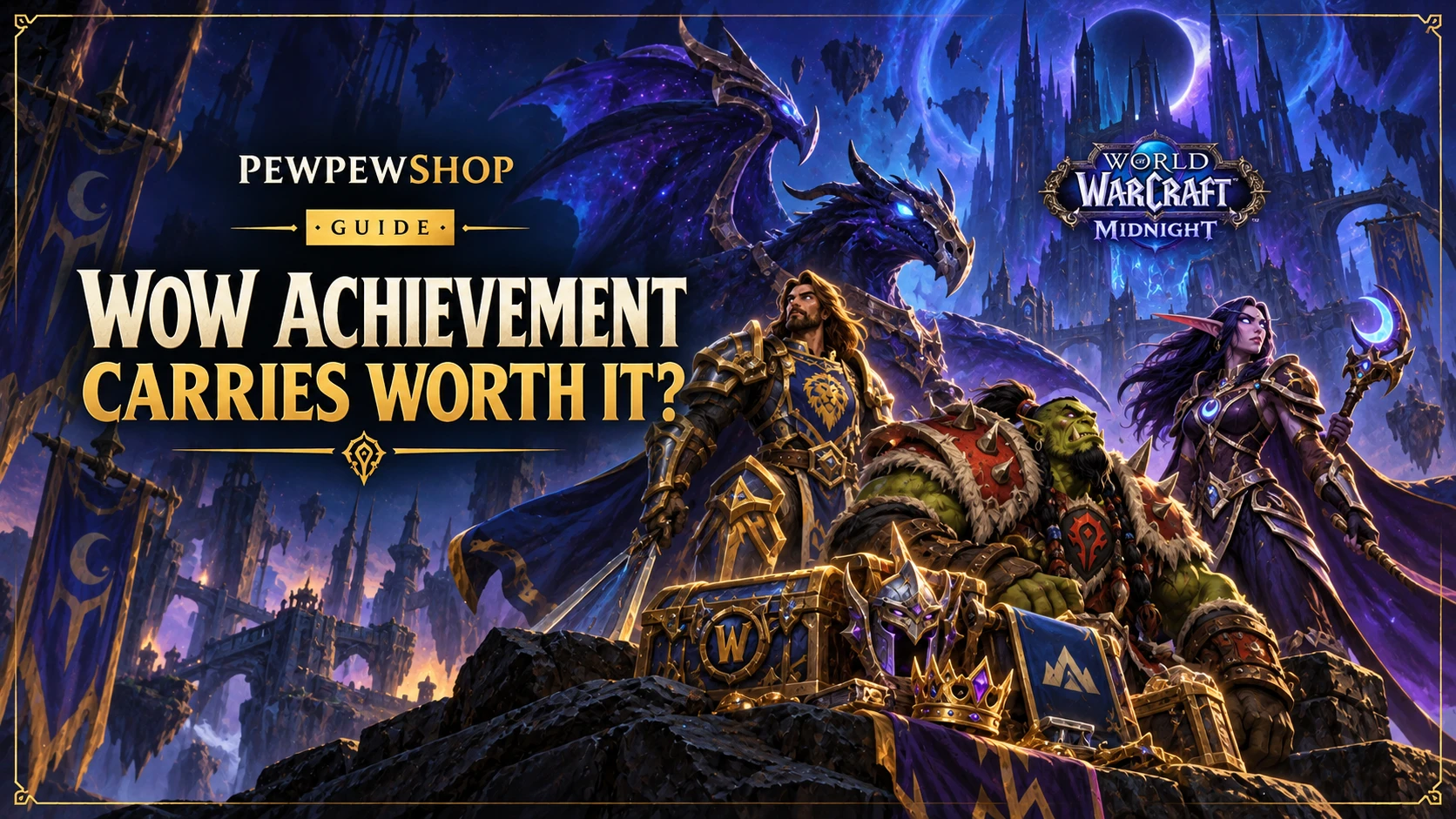 WoW Achievement Carries in Midnight Worth the Money: Meta, Mounts & Titles Ranked — PEWPEWSHOP boosting guide