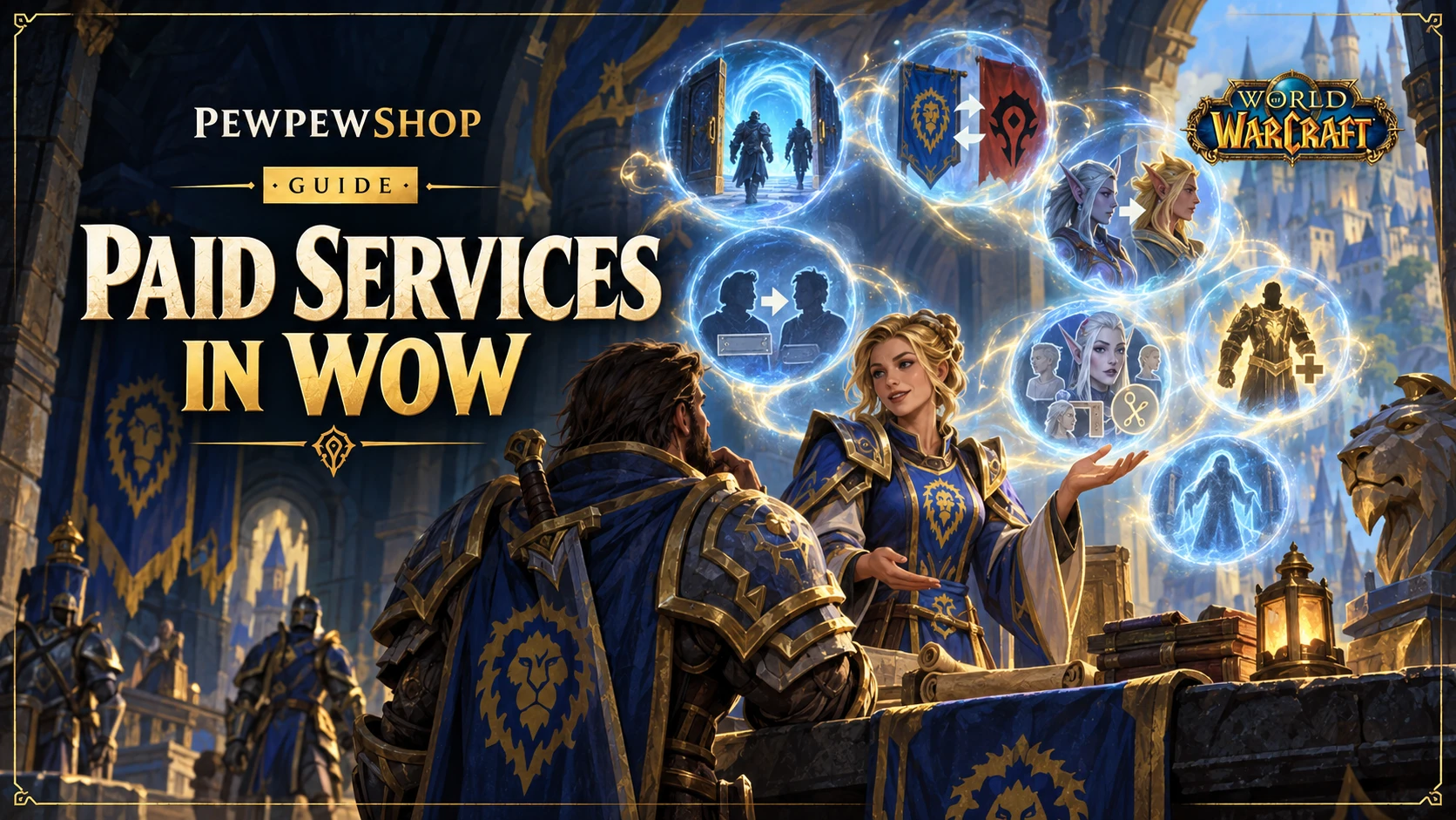 Paid Services in WoW: What Blizzard Sells and What It Doesn't — PEWPEWSHOP boosting guide