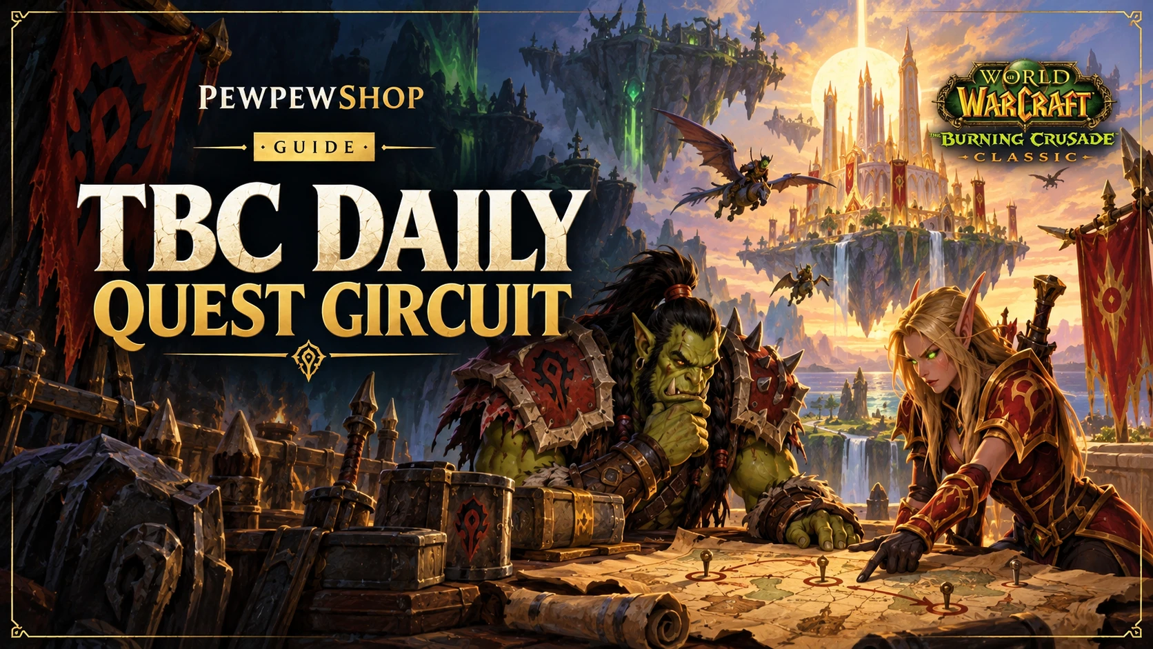 TBC Daily Quest Circuit: 25 Dailies That Fund Your Consumables — PEWPEWSHOP boosting guide