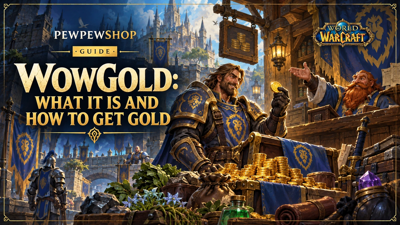 Wowgold: What It Is and How to Get Gold in WoW — PEWPEWSHOP boosting guide