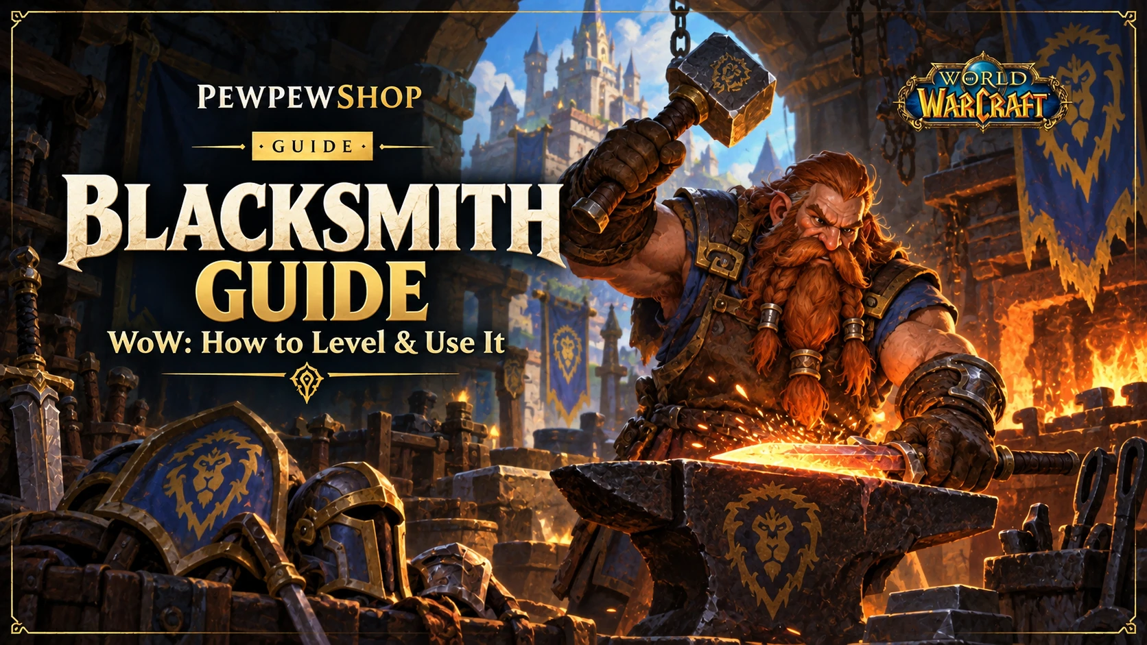 Blacksmith Guide WoW: How to Level & Use It — PEWPEWSHOP boosting guide