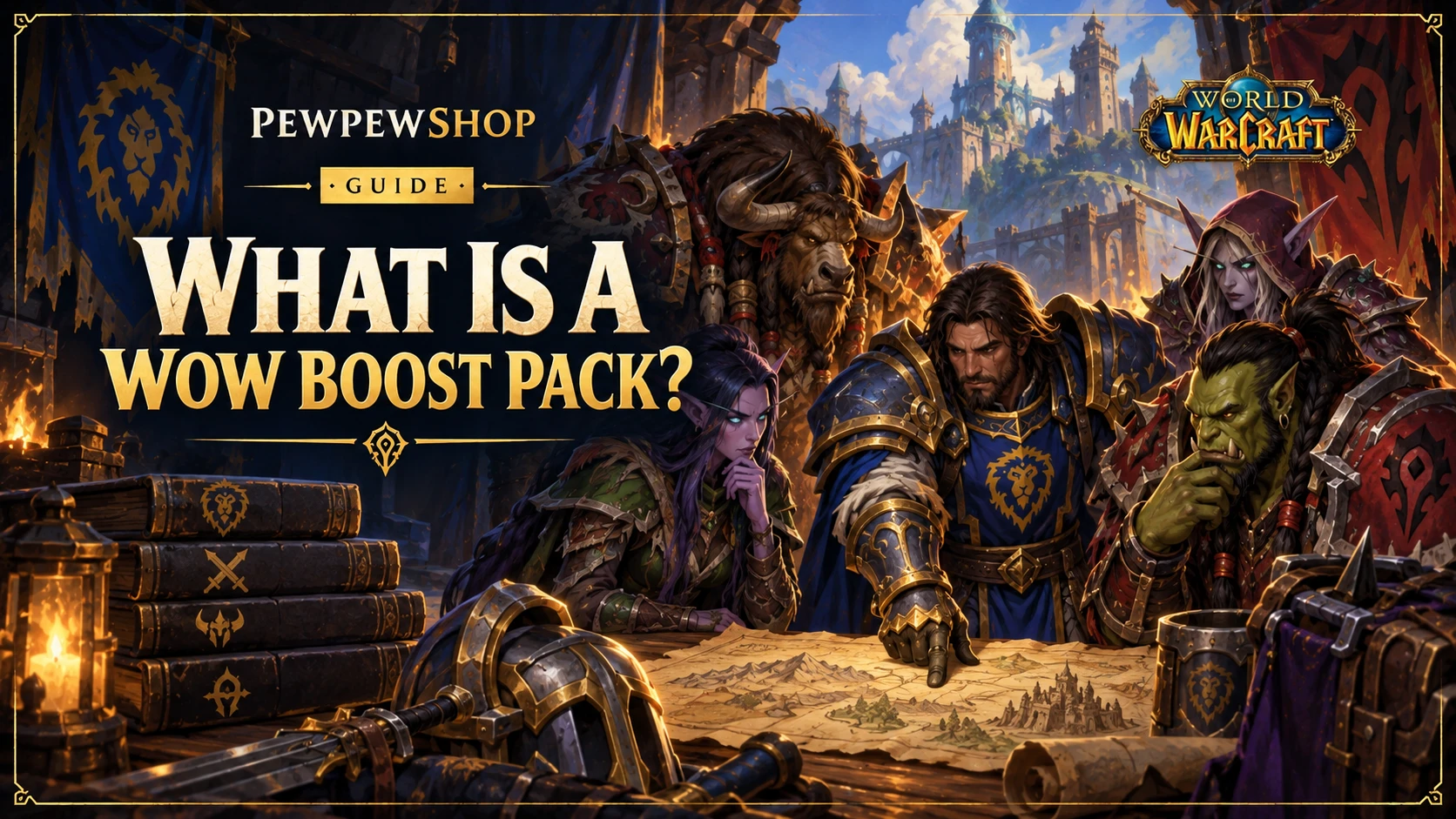 What Is a WoW Boost Pack and What Should It Include? — PEWPEWSHOP boosting guide