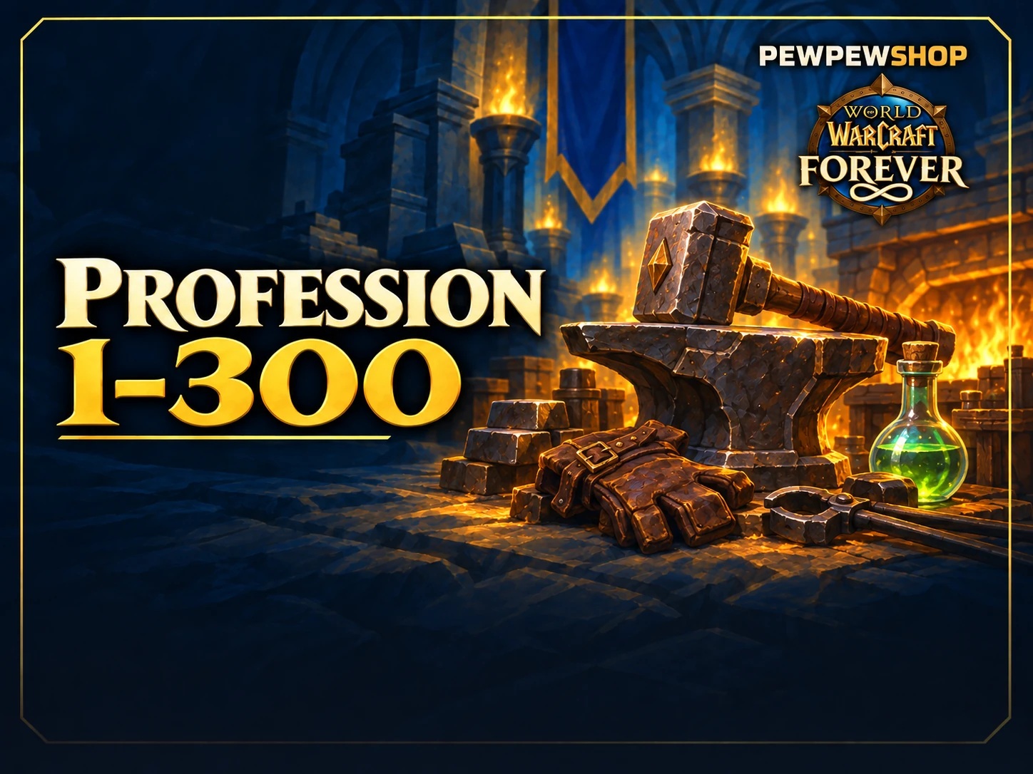 Forever Profession Leveling 1–300 — boost