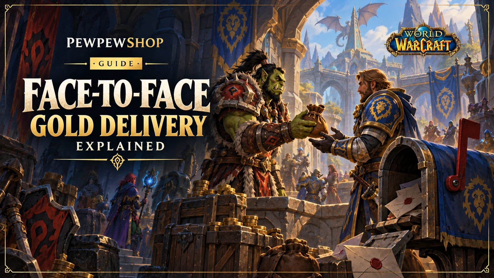 Face-to-Face WoW Gold Delivery Explained: Why In-Game Trade Beats Mailbox Drops — PEWPEWSHOP boosting guide
