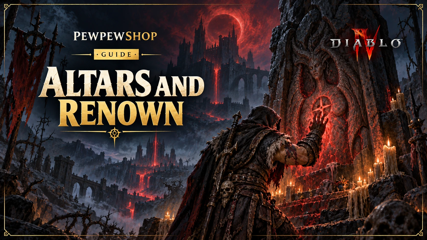 Altars and Renown in Diablo 4: Your Ultimate Account Power Checklist — PEWPEWSHOP boosting guide