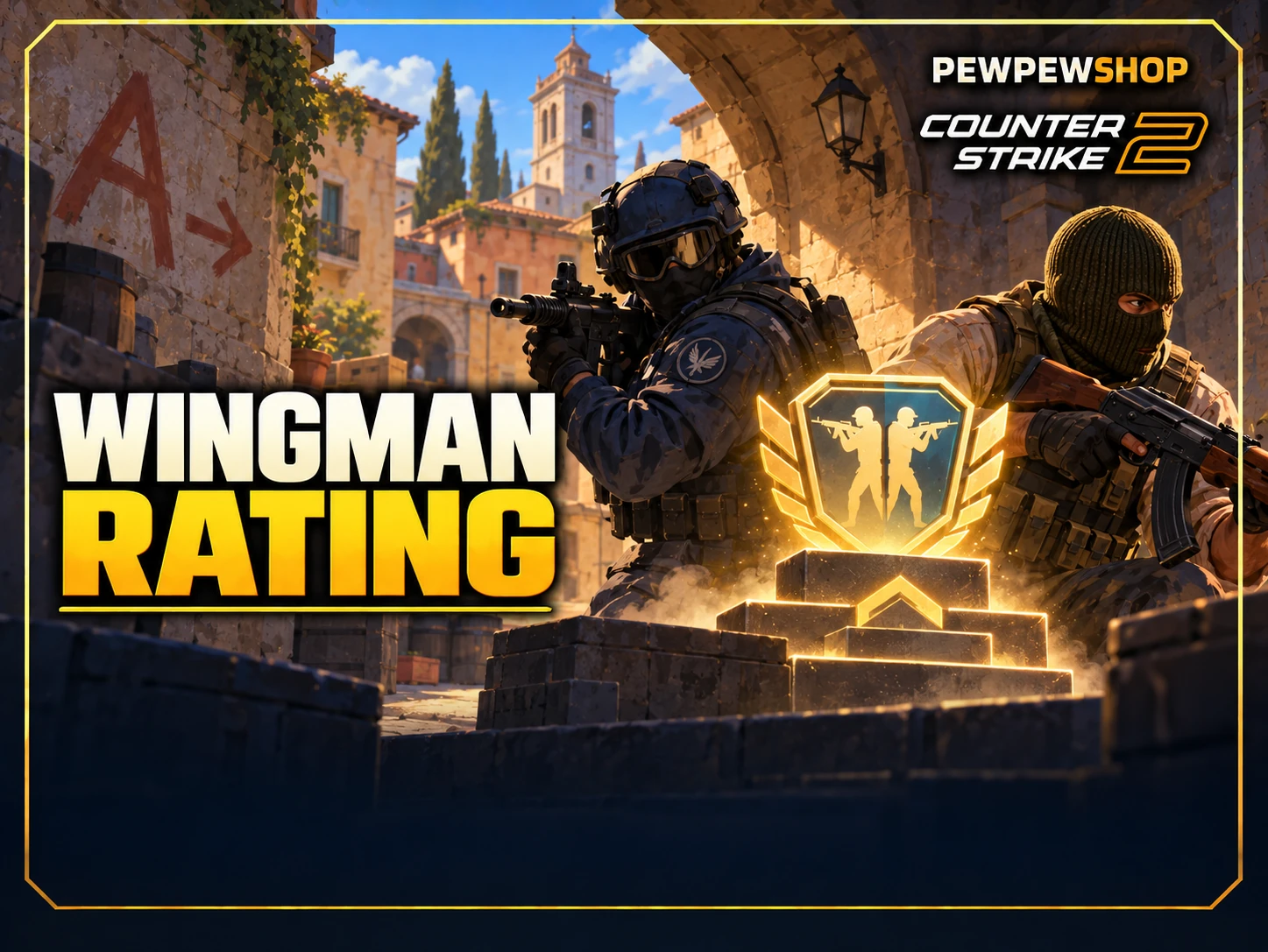 CS2 Wingman Rating Boost — boost