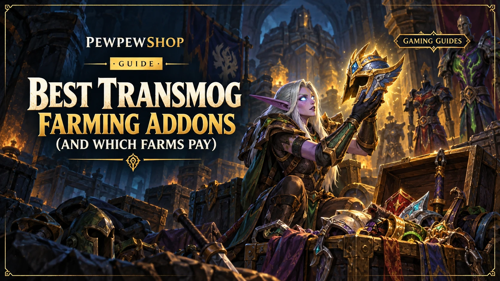 Best Transmog Farming Addons (and Which Farms Pay) — PEWPEWSHOP boosting guide