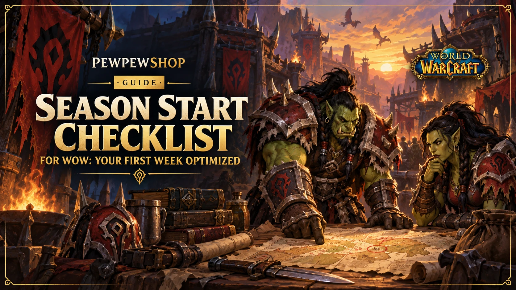 Season Start Checklist for WoW: Your First Week Optimized — PEWPEWSHOP boosting guide