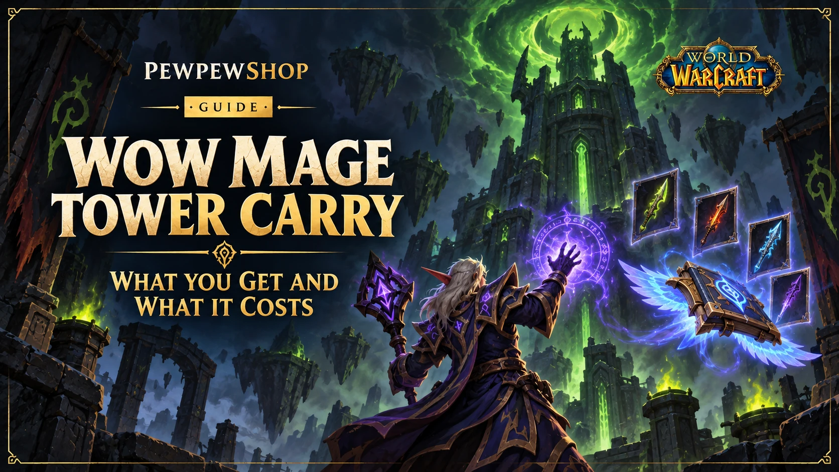 WoW Mage Tower Carry: What You Get and What It Costs — PEWPEWSHOP boosting guide