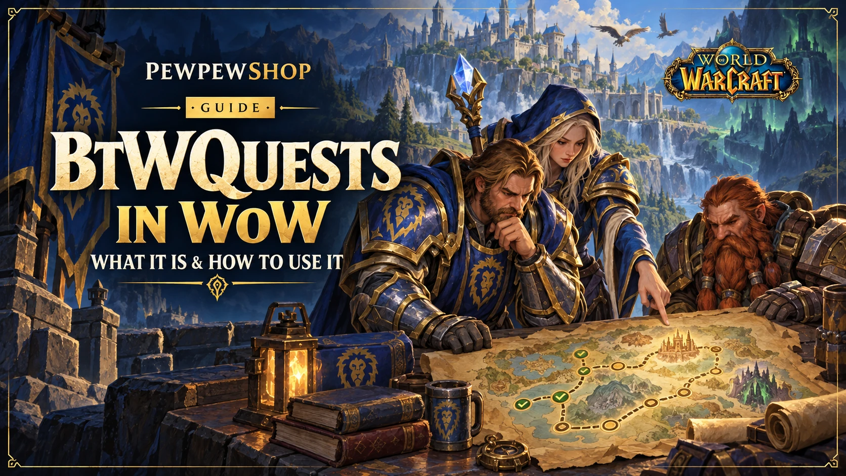 BtWQuests in WoW: What It Is & How to Use It — PEWPEWSHOP boosting guide