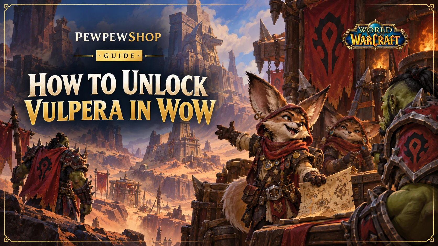 How to Unlock Vulpera in WoW (Current Requirements) — PEWPEWSHOP boosting guide
