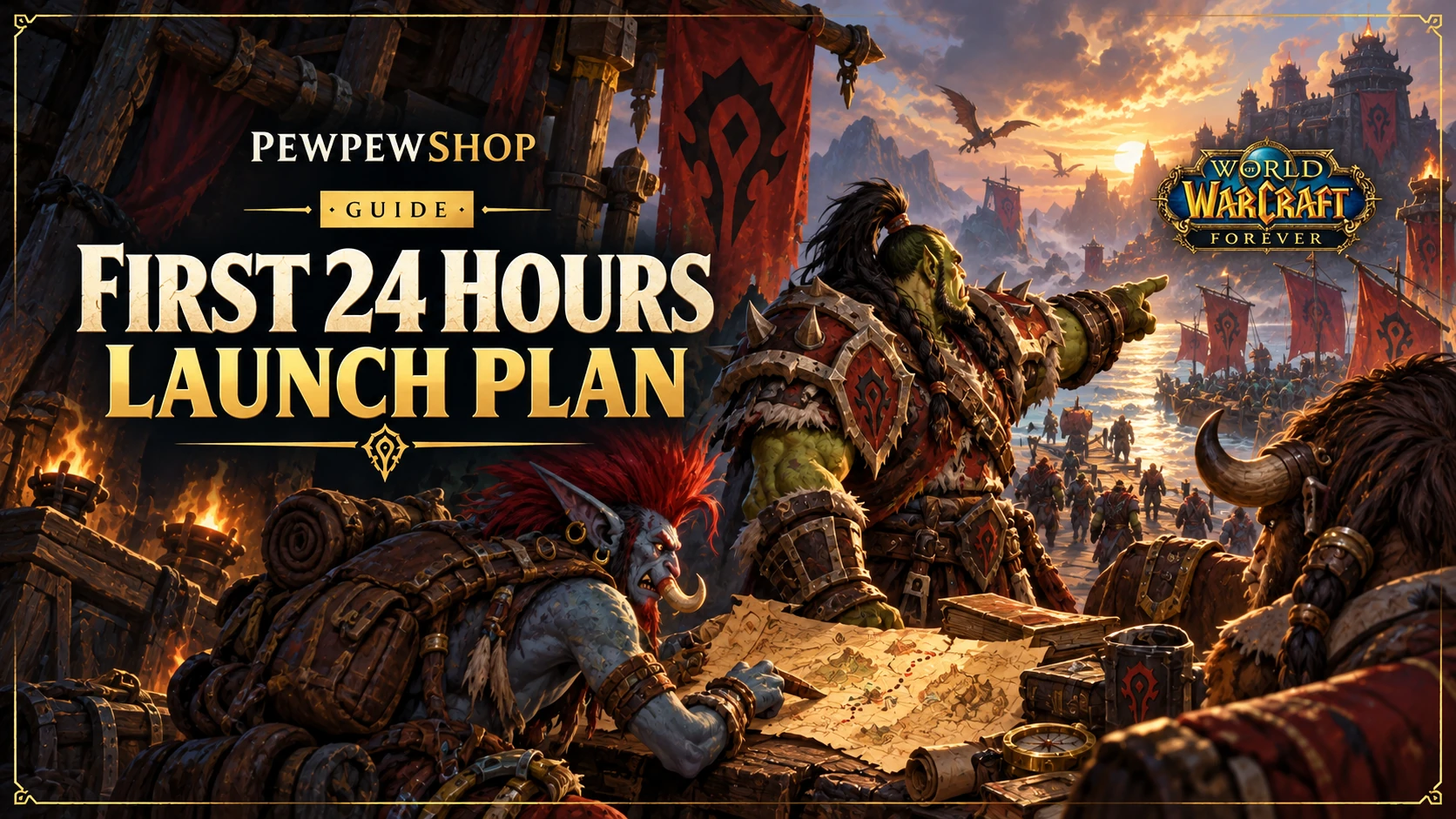 Your First 24 Hours in WoW: Forever — A Launch-Day Plan — PEWPEWSHOP boosting guide