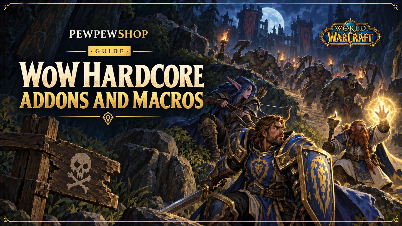 WoW Hardcore Addons and Macros That Keep You Alive — PEWPEWSHOP boosting guide