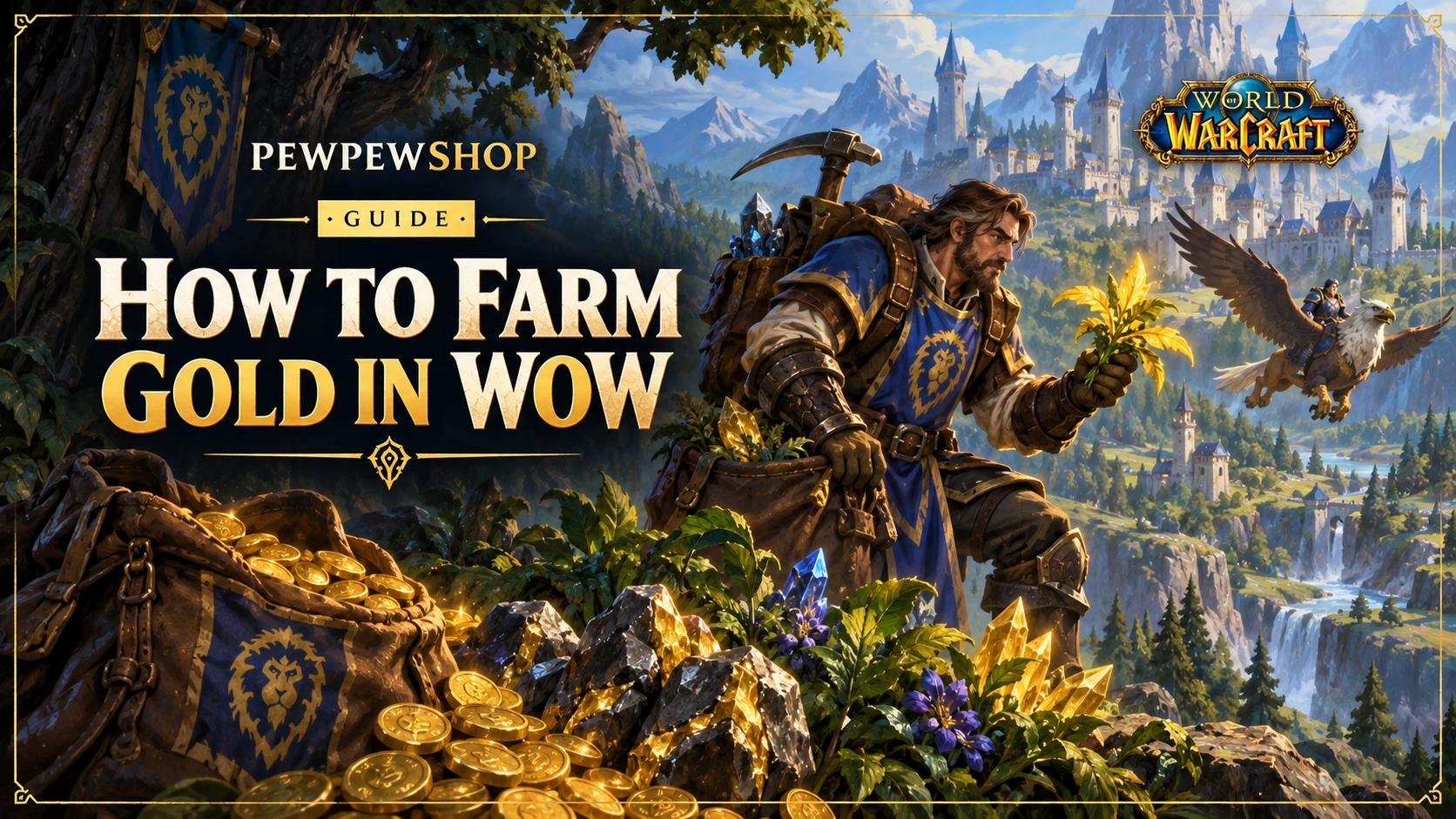 How to Farm Gold in WoW: The Fastest Methods That Actually Work — PEWPEWSHOP boosting guide